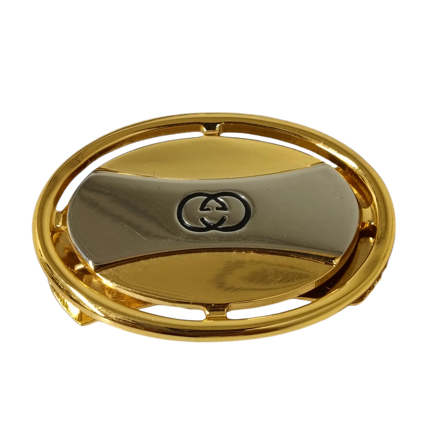 GUCCI Monney Clip Gold/Silver