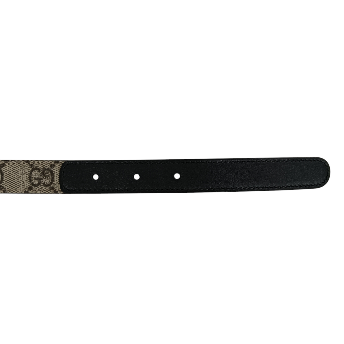 GUCCI Belt Rank (B) Black/Beige 409417 92TLC