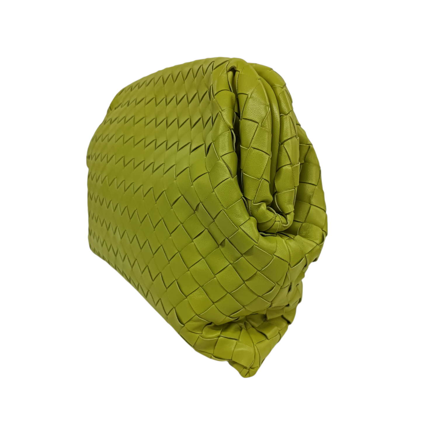 BOTTEGA VENETA Clutch Bag RANK AB Yellow with Green Scratch NFC