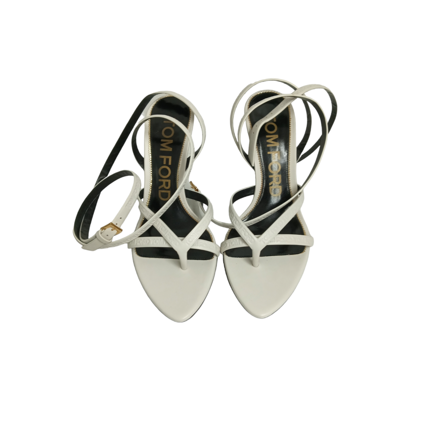 TOM FORD PUMPS WHITE/BLACK W2885T21SS