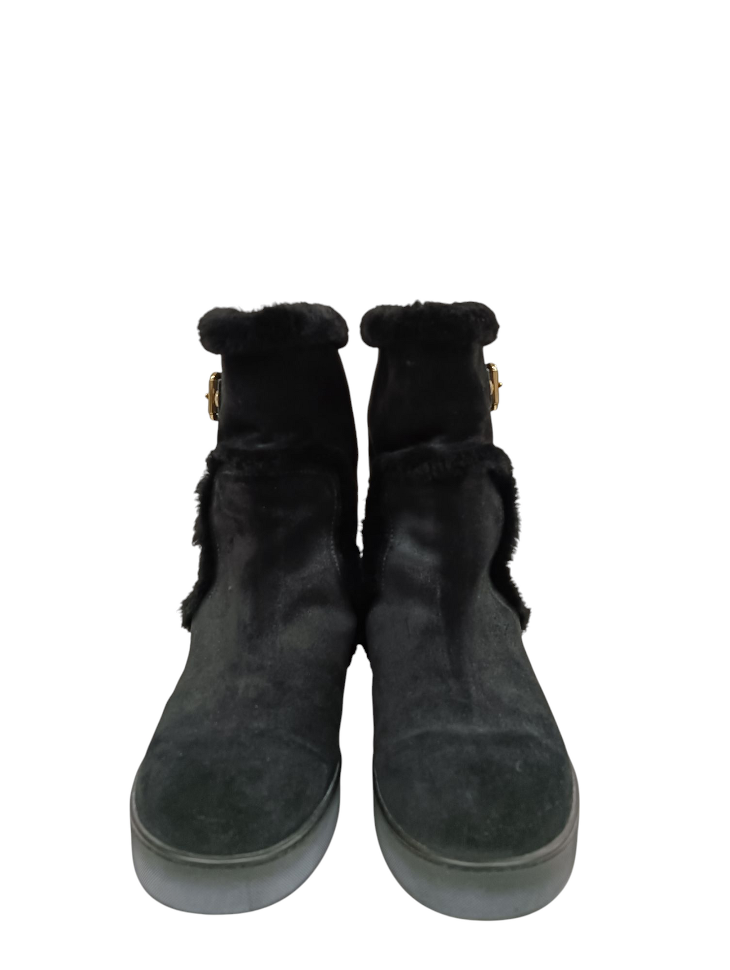 LOUIS VUITTON Boots size 37.5 cm Lady's Black CL0143