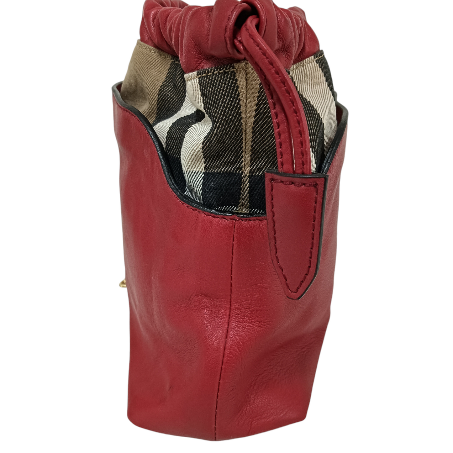 BURBERRY BAG 3937958 BEIGE/RED LITTLE CRUSH RANK B