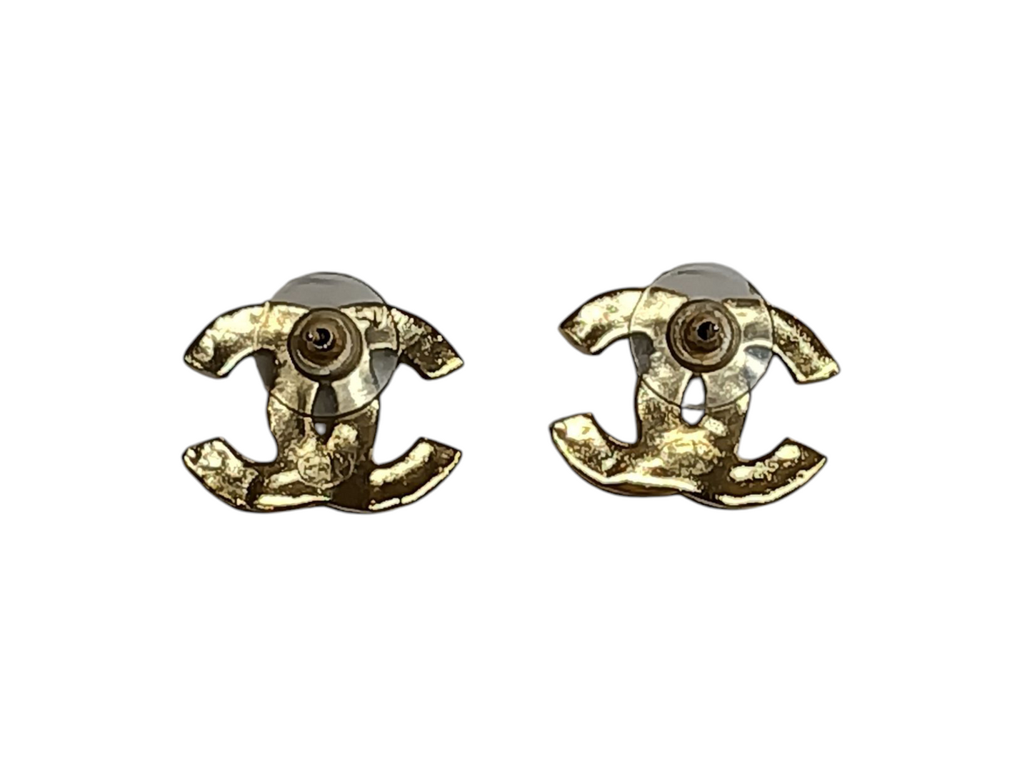 CHANEL Earring B17 Silver
