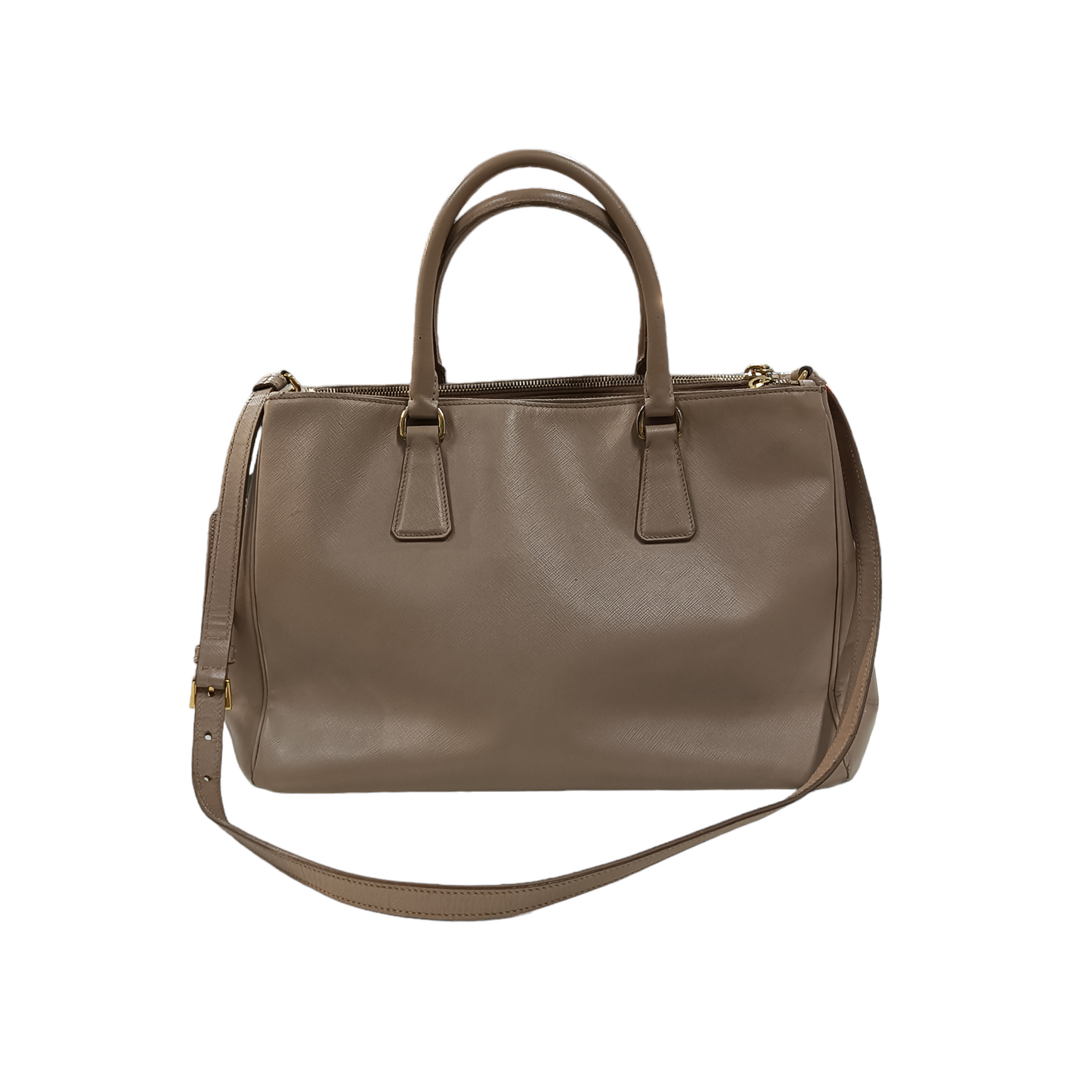 PRADA Handbag Saffiano Beige BN2274