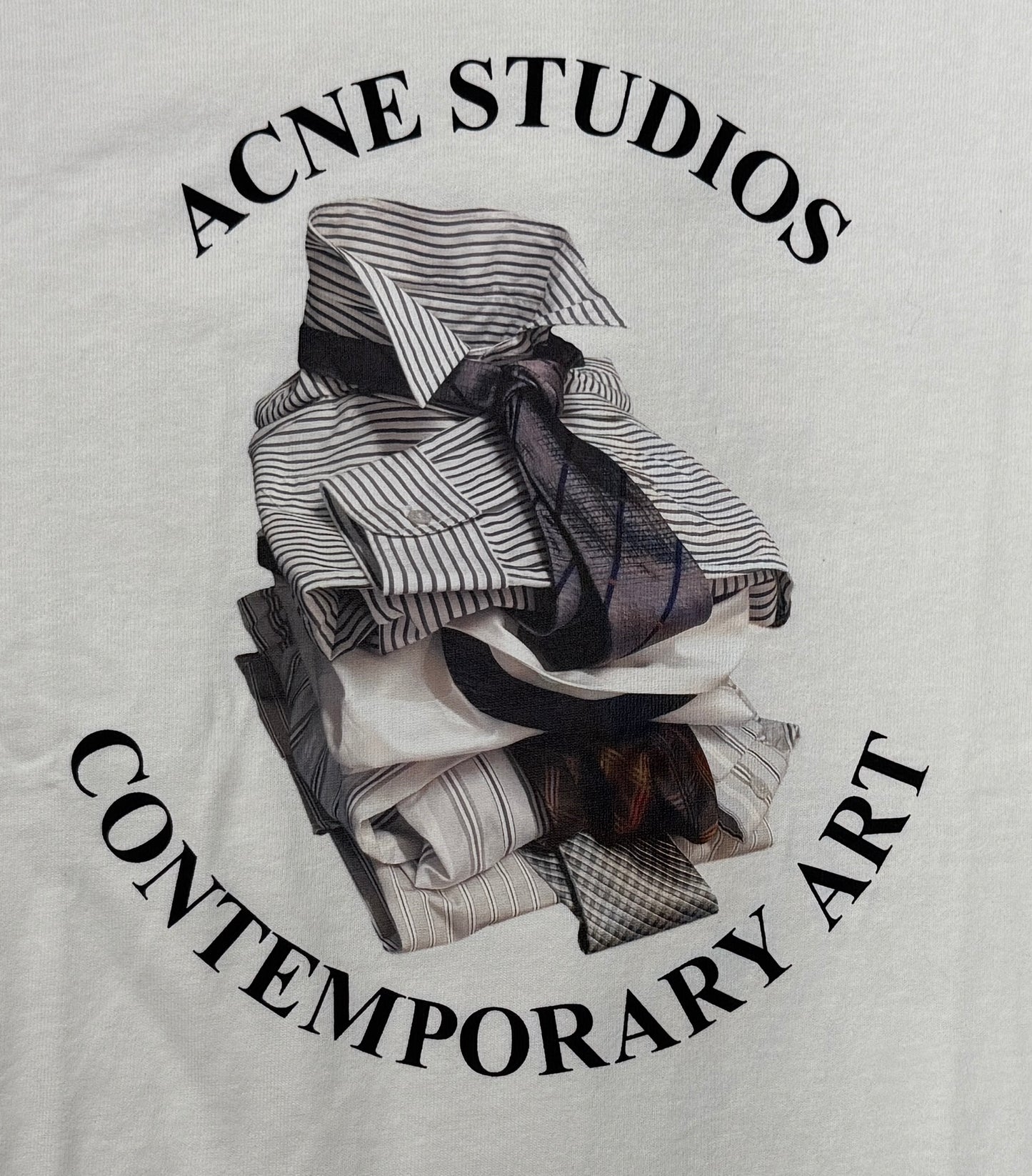 ACNE STUDIOS T-SHIRT SIZE XXS Men's Ivory AL0534