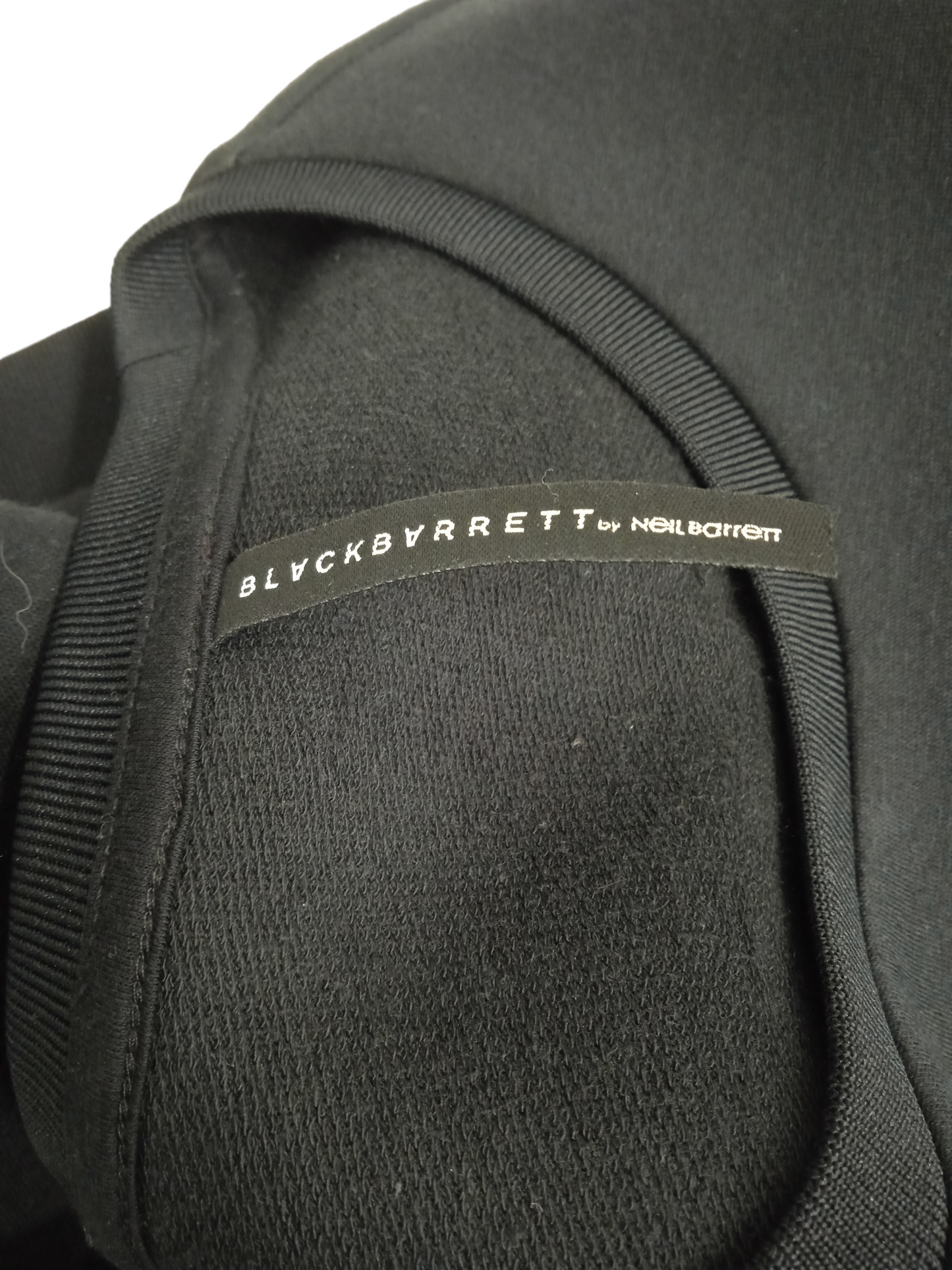 BLACKBARRETT SWEAT MENS BLACK/WHITE 1AE-K453