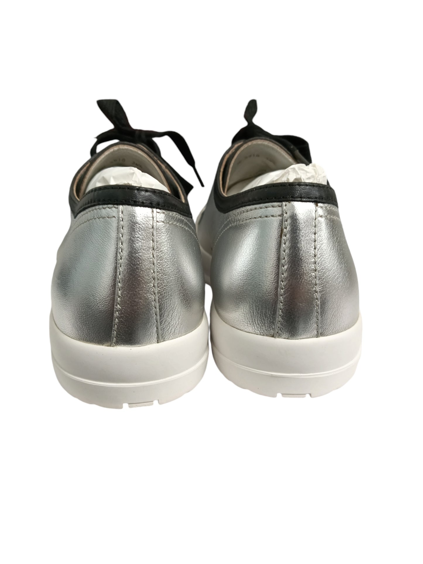 PRADA SNEAKERS SIZE 36.5 LADY'S SILVER 3E 5918