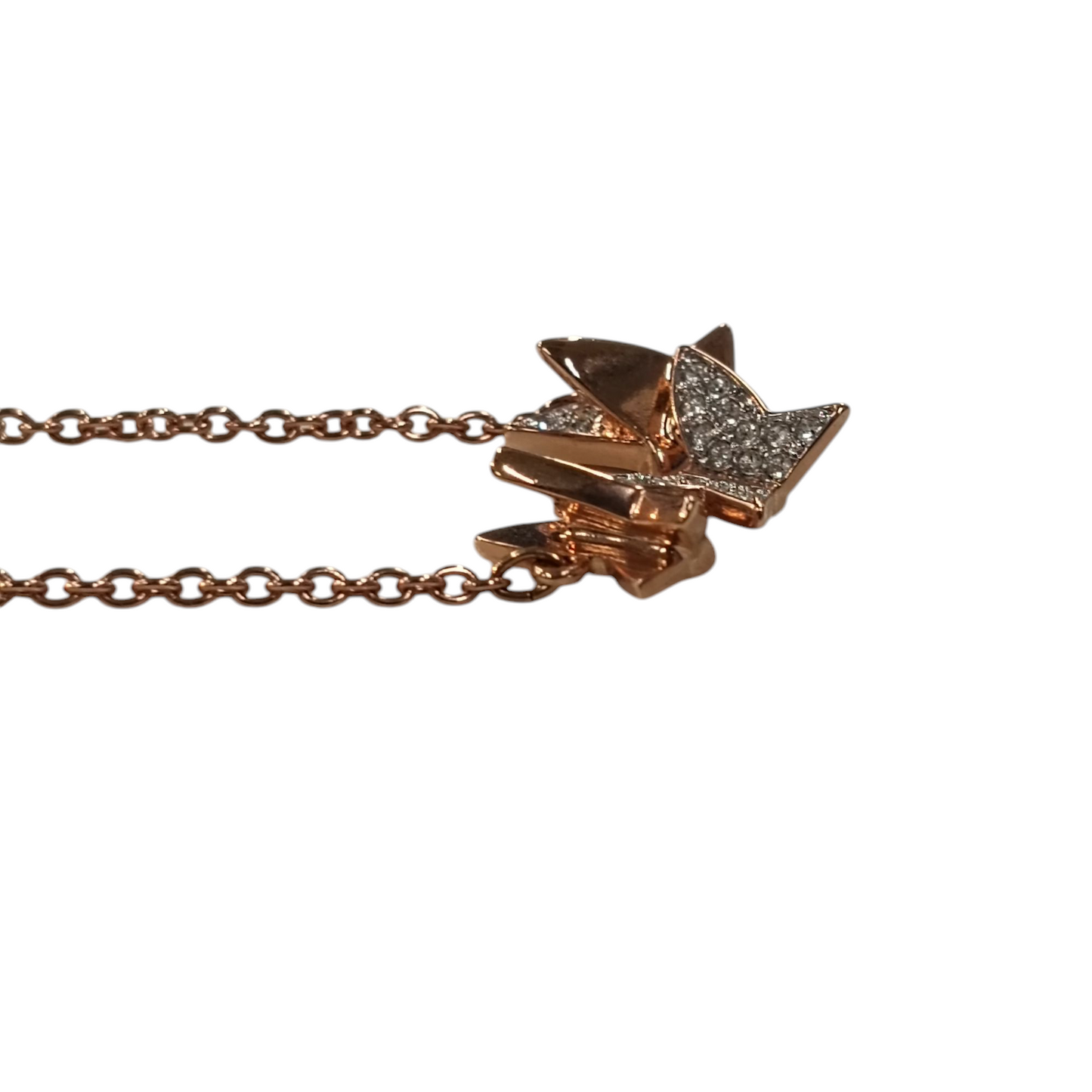 SWAROVSKI Necklace Butterfly Rose Gold