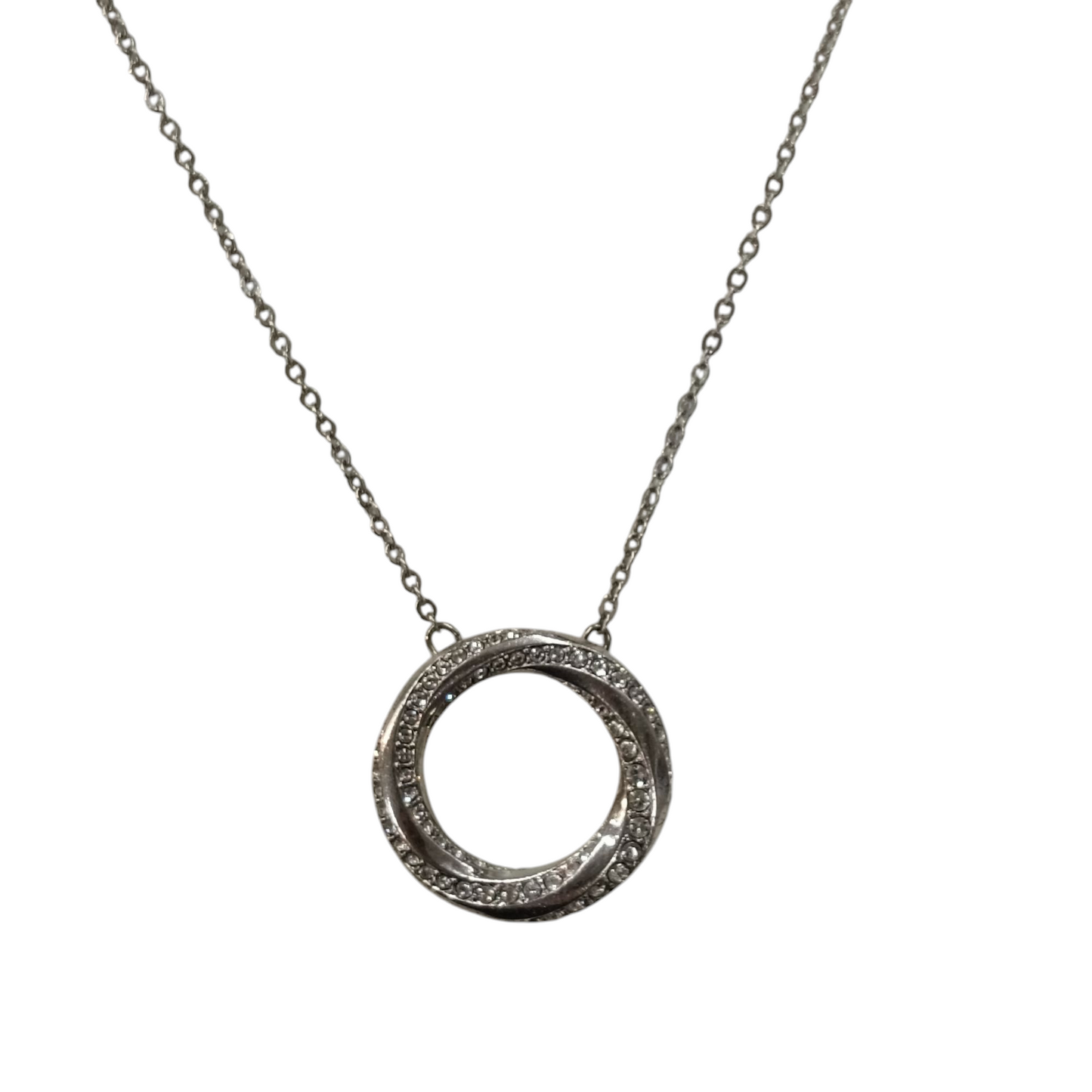 SWAROVSKI Necklace Ring Silver