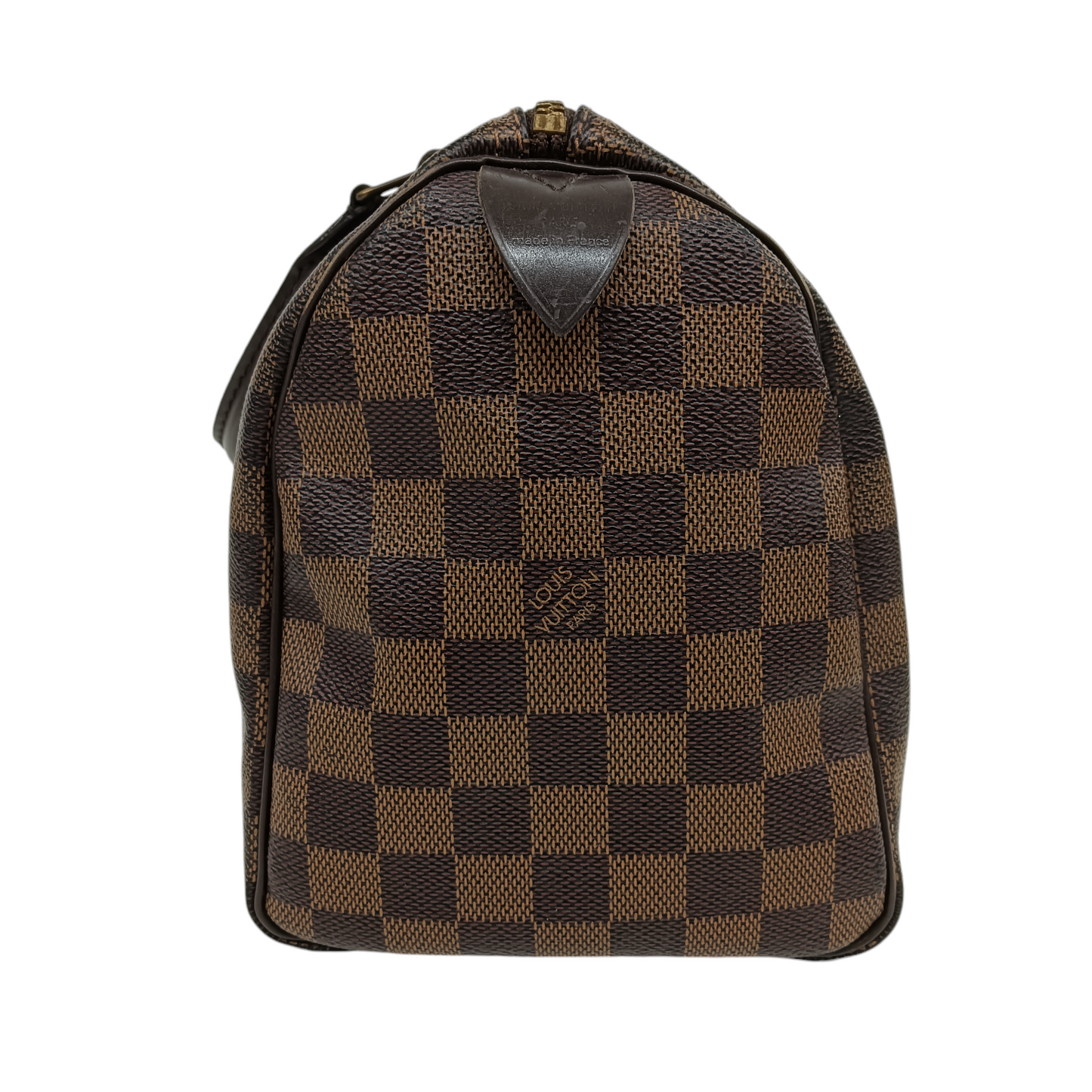 LOUIS VUITTON Handbag Damier Brown Stain TR0173 Speedy 25