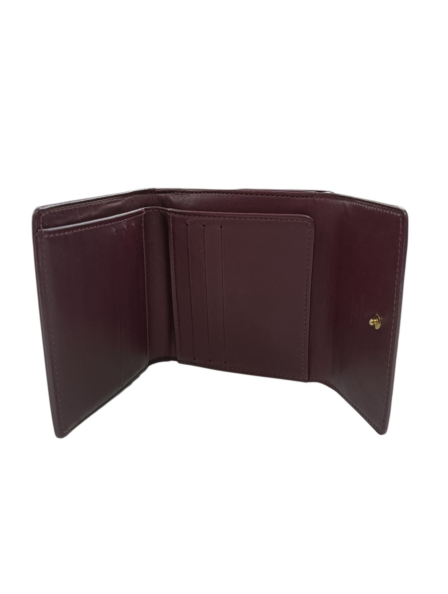 LOUIS VUITTON Wallet Vernis M91170 Bronze TH5017 Bifold