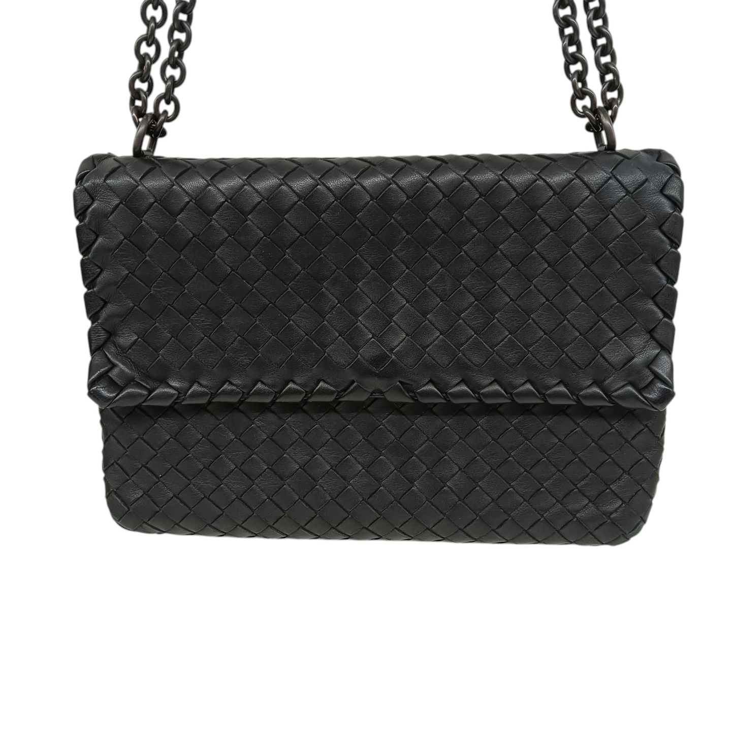 BOTTEGA VENETA Shoulder Bag B04831825H Navy Rank(B) Damage