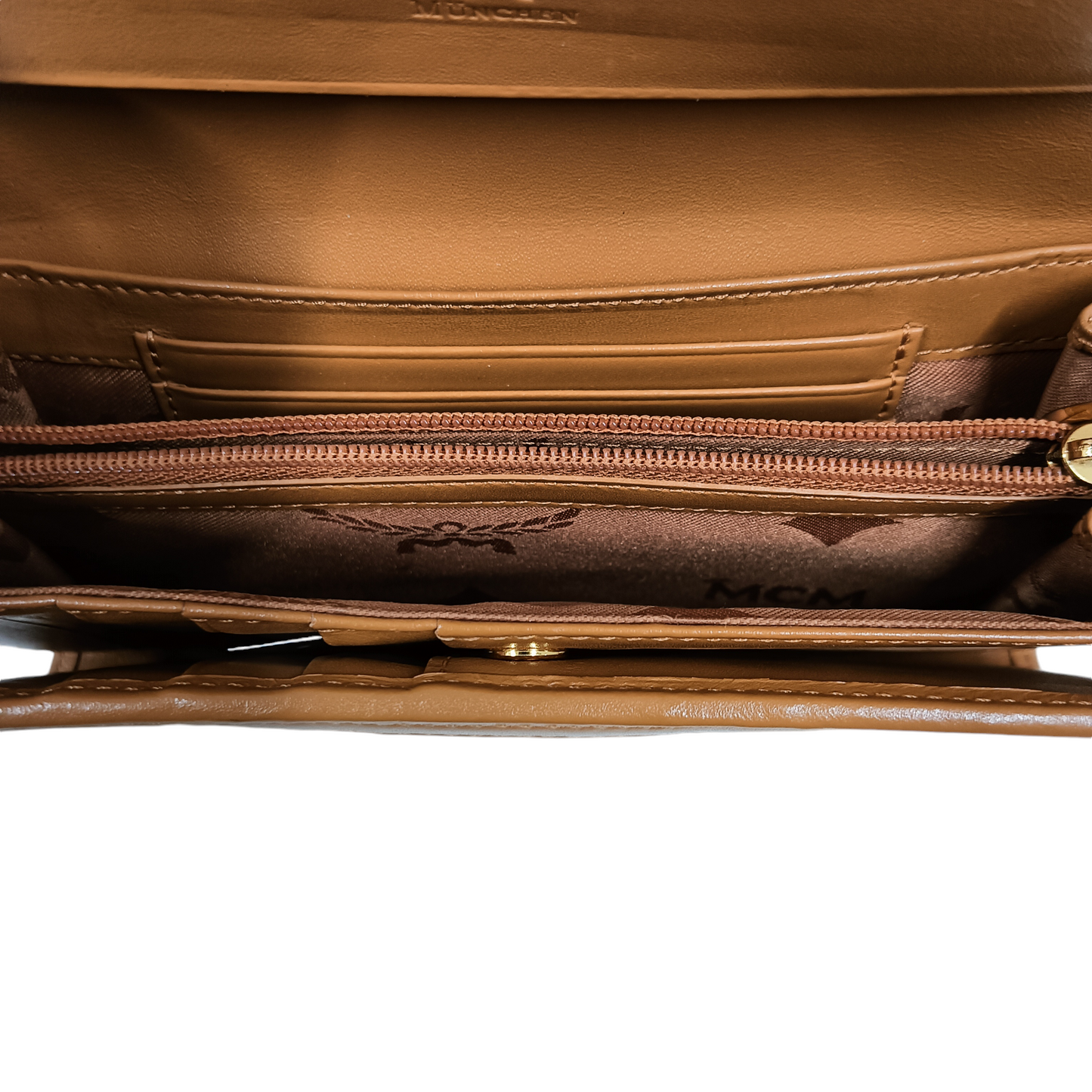 MCM WALLET BROWN/PINK/BLACK MYL0SVI31PF001