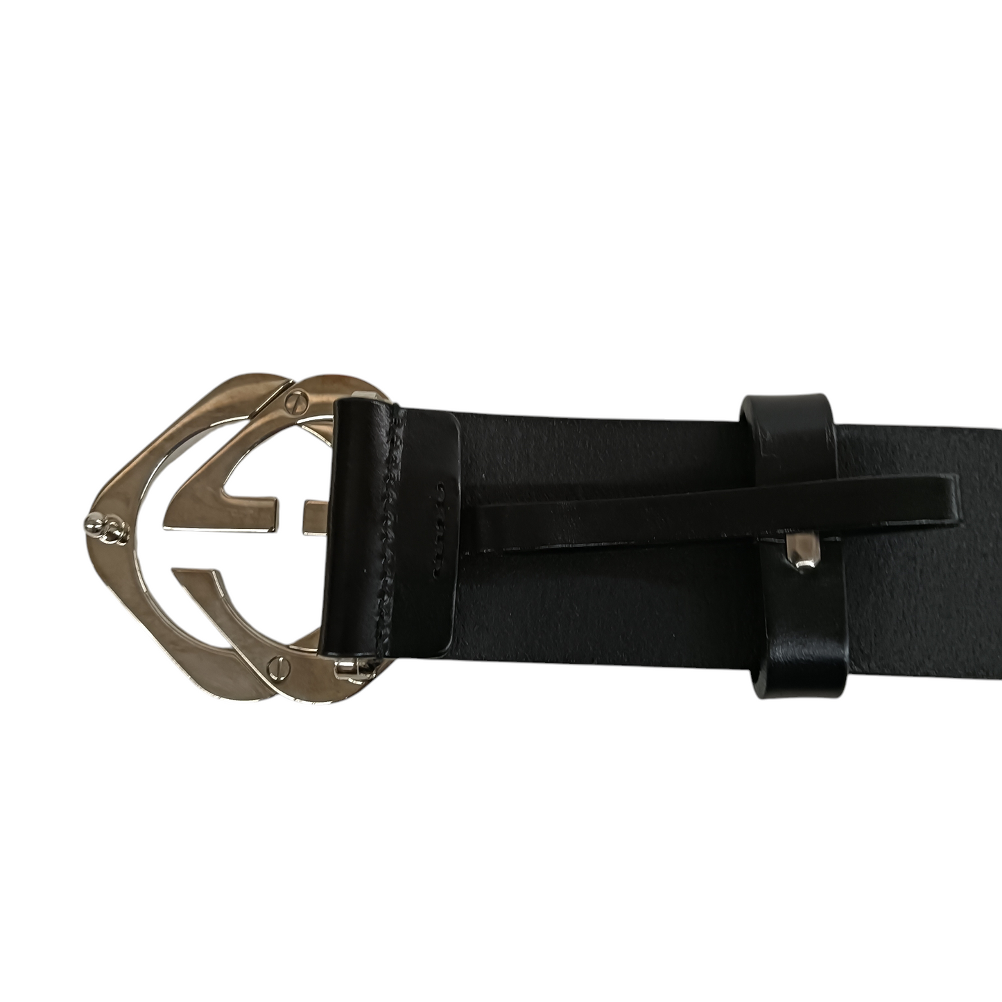 GUCCI Belt 182320 100*400 Rank C Black Damage