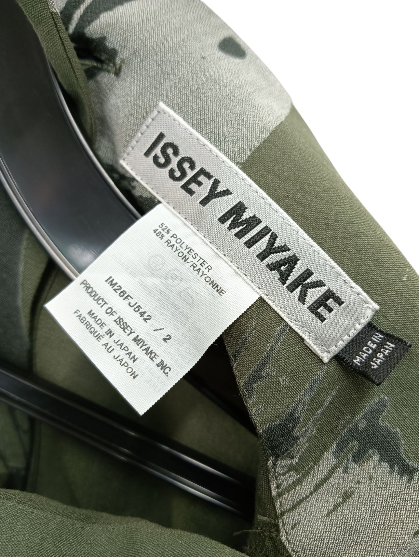 ISSEY MIYAKE One Piece 2 Lady's Olive IM26-FJ542