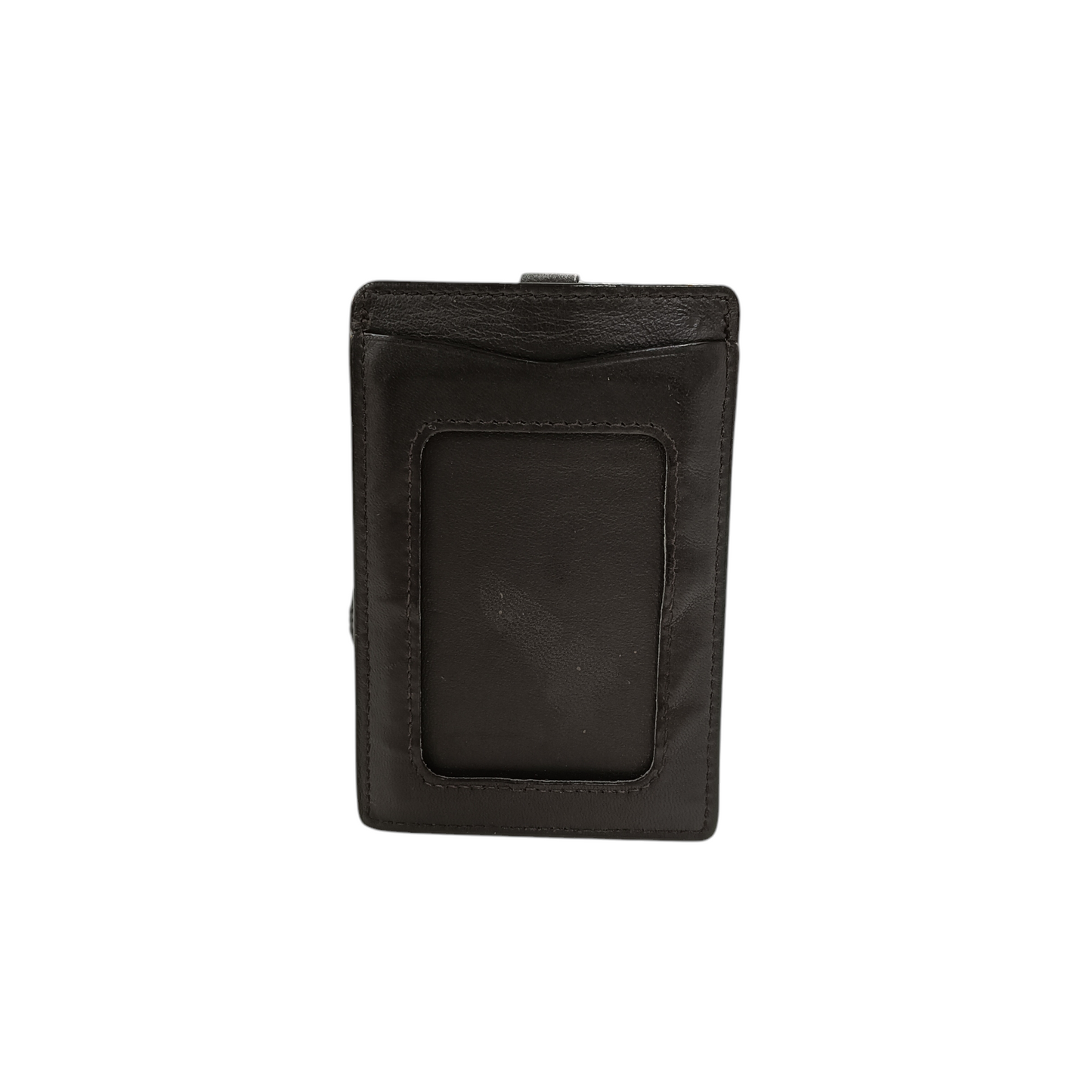 BOTTEGA VENETA CARD CASE WITH STRAP DARK BROWN S01297665M