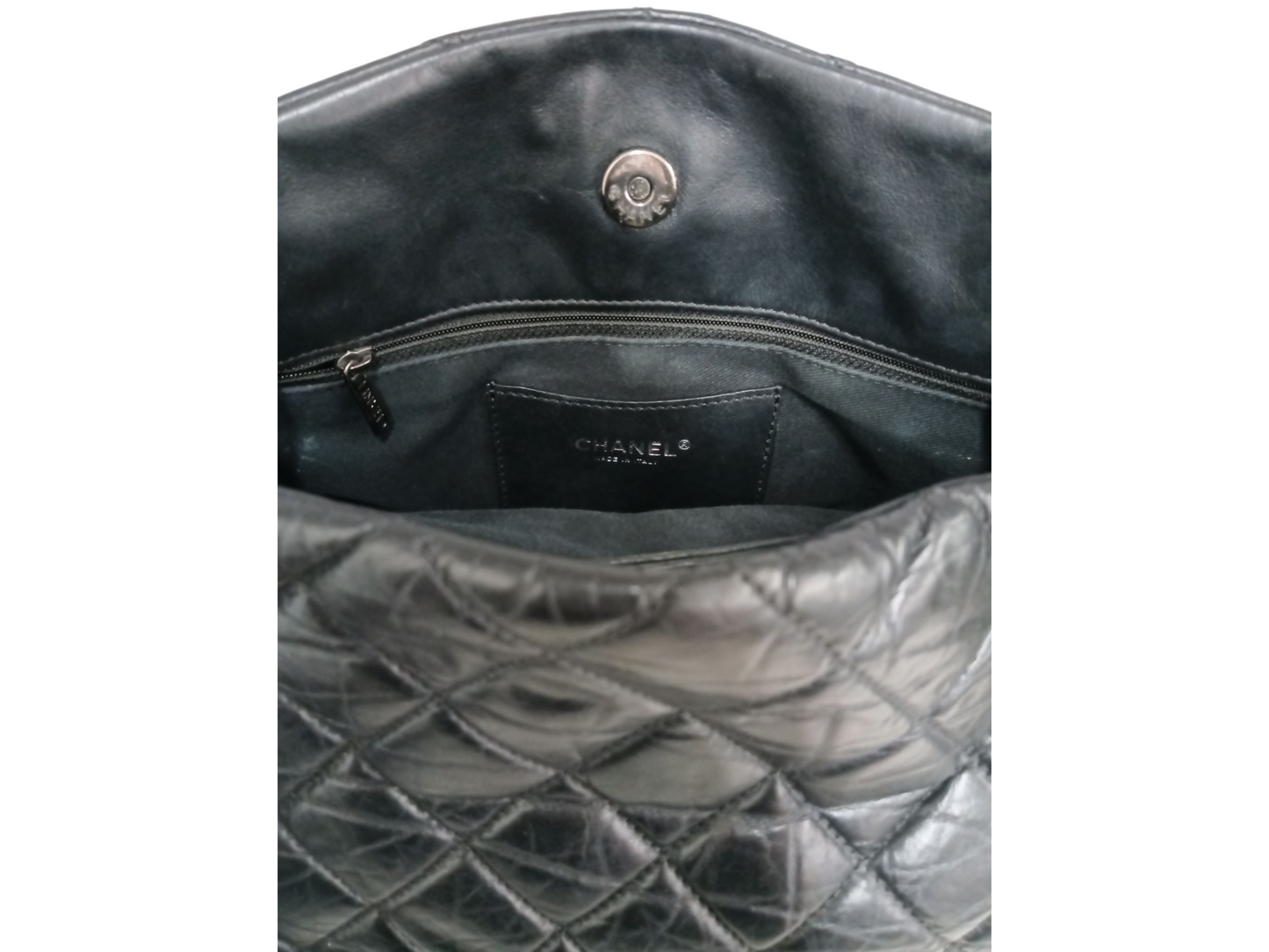 CHANEL Tote Bag Stain Black 17267875