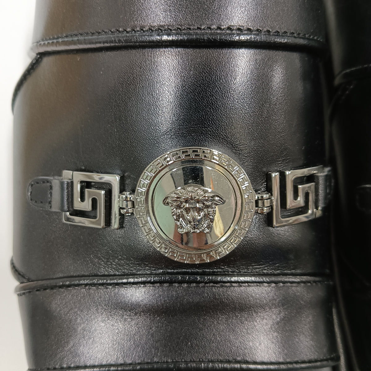 VERSACE Sandal 40 CM. Black Stain