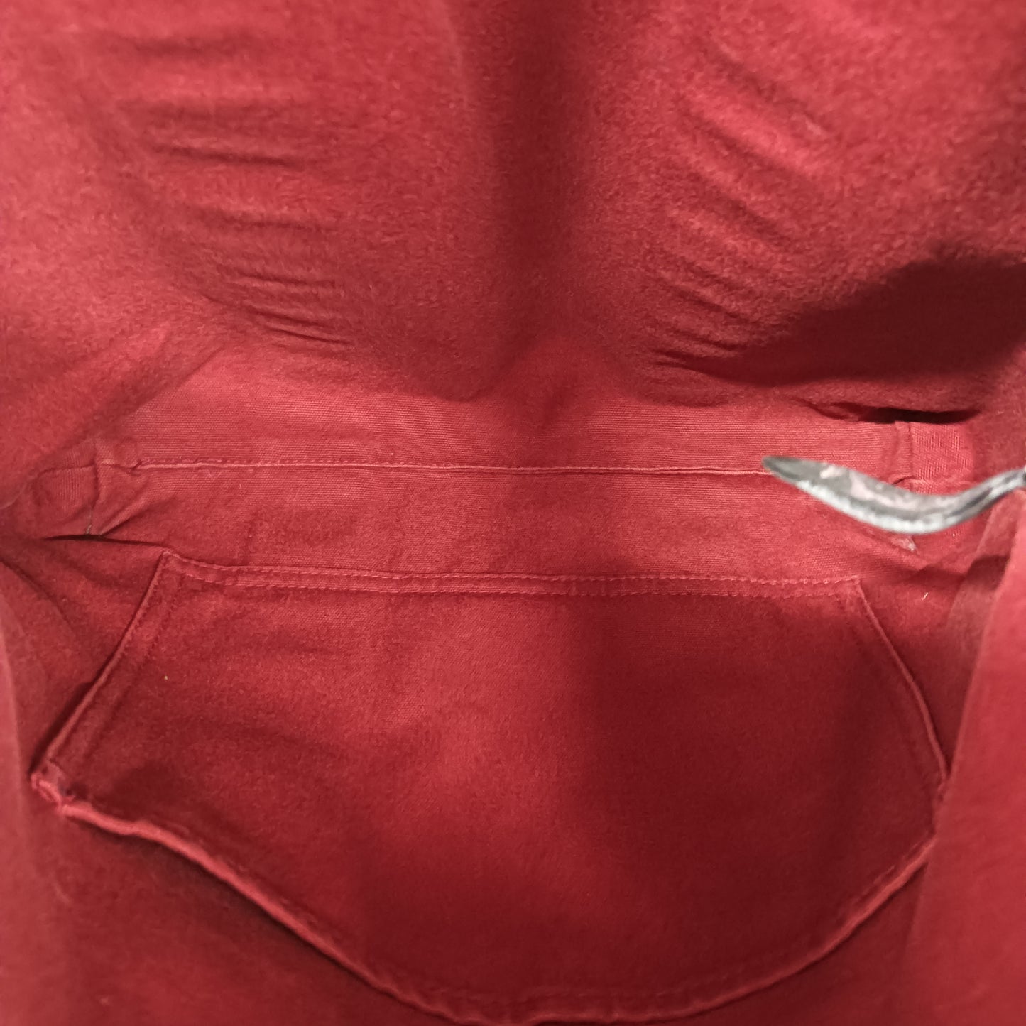 HERMES Tote Bag Red/Brown Damage Fourre tout cabas