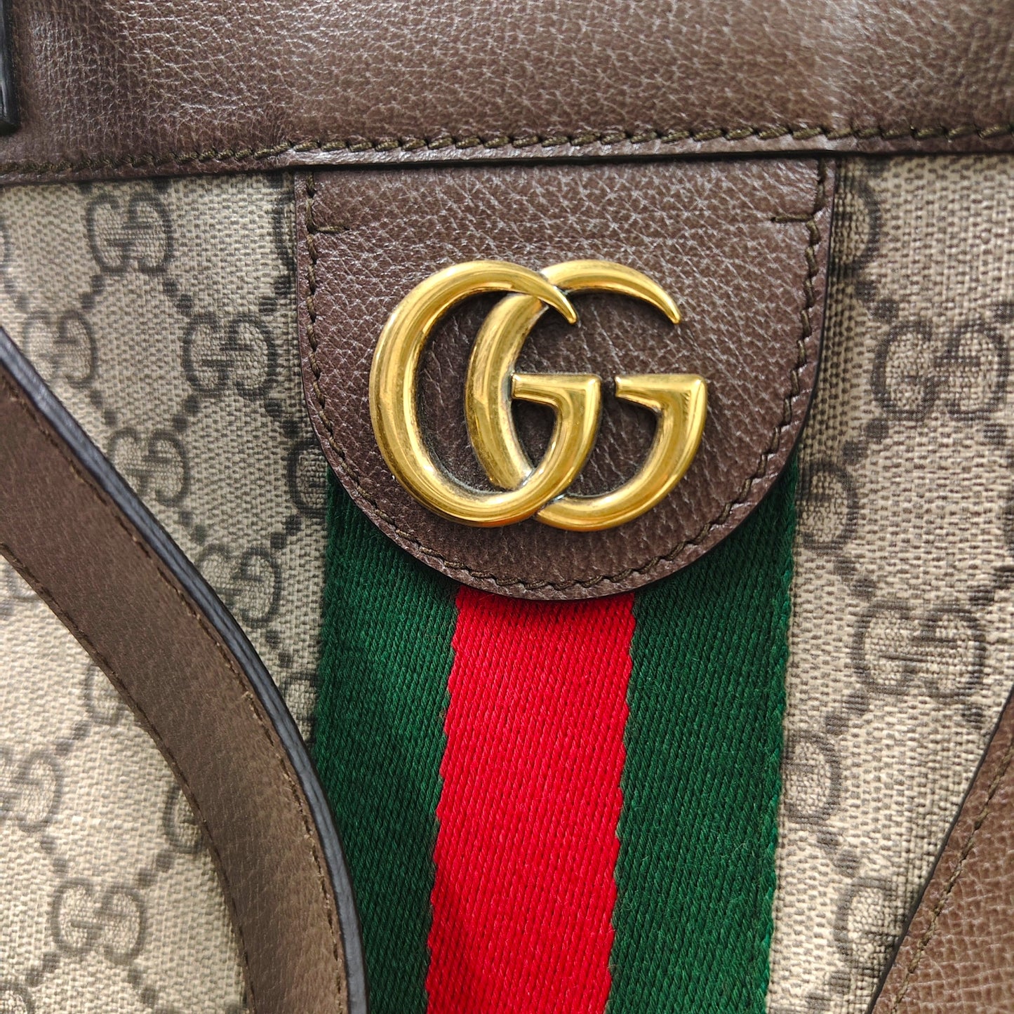 GUCCI Tote Bag 519335 Brown Rank B