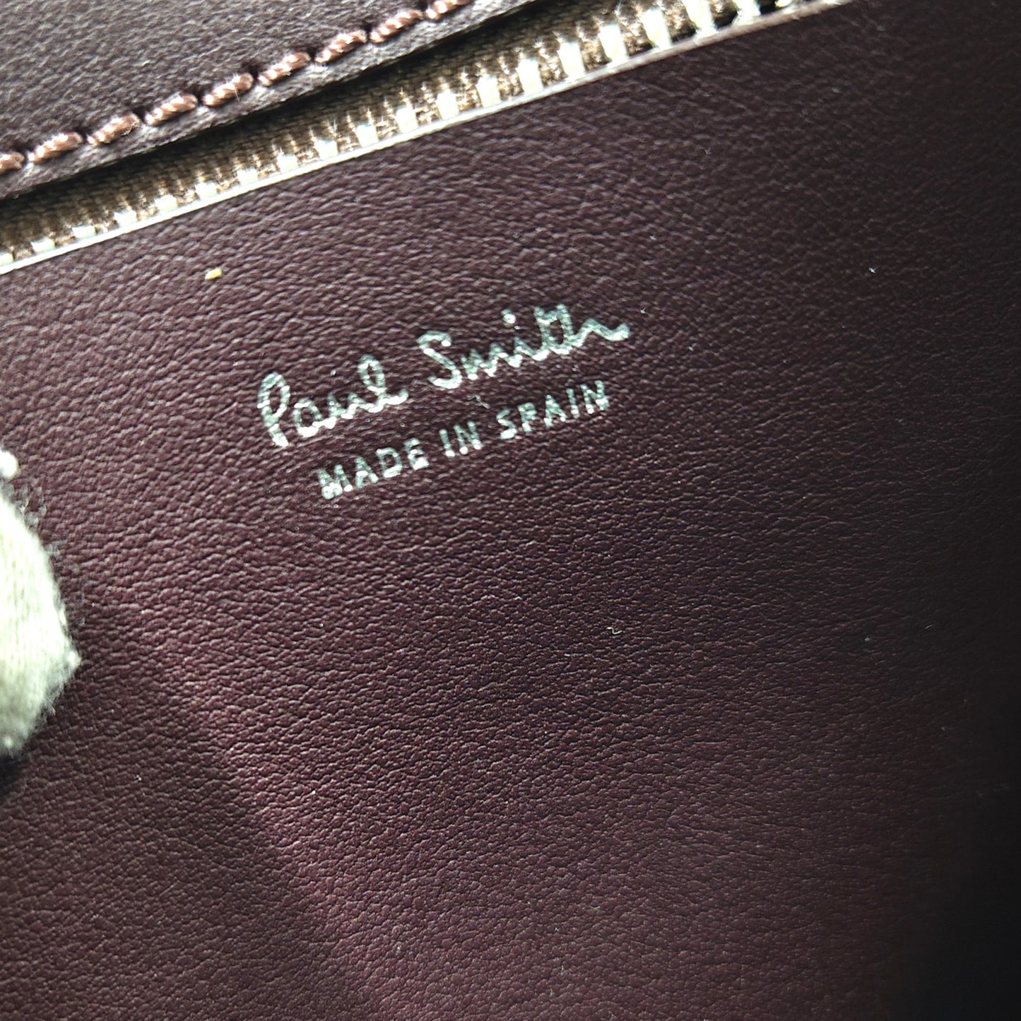 Paul Smith Shoulder Bag W1A-7977-NPLET Purple Burgundy Rank A