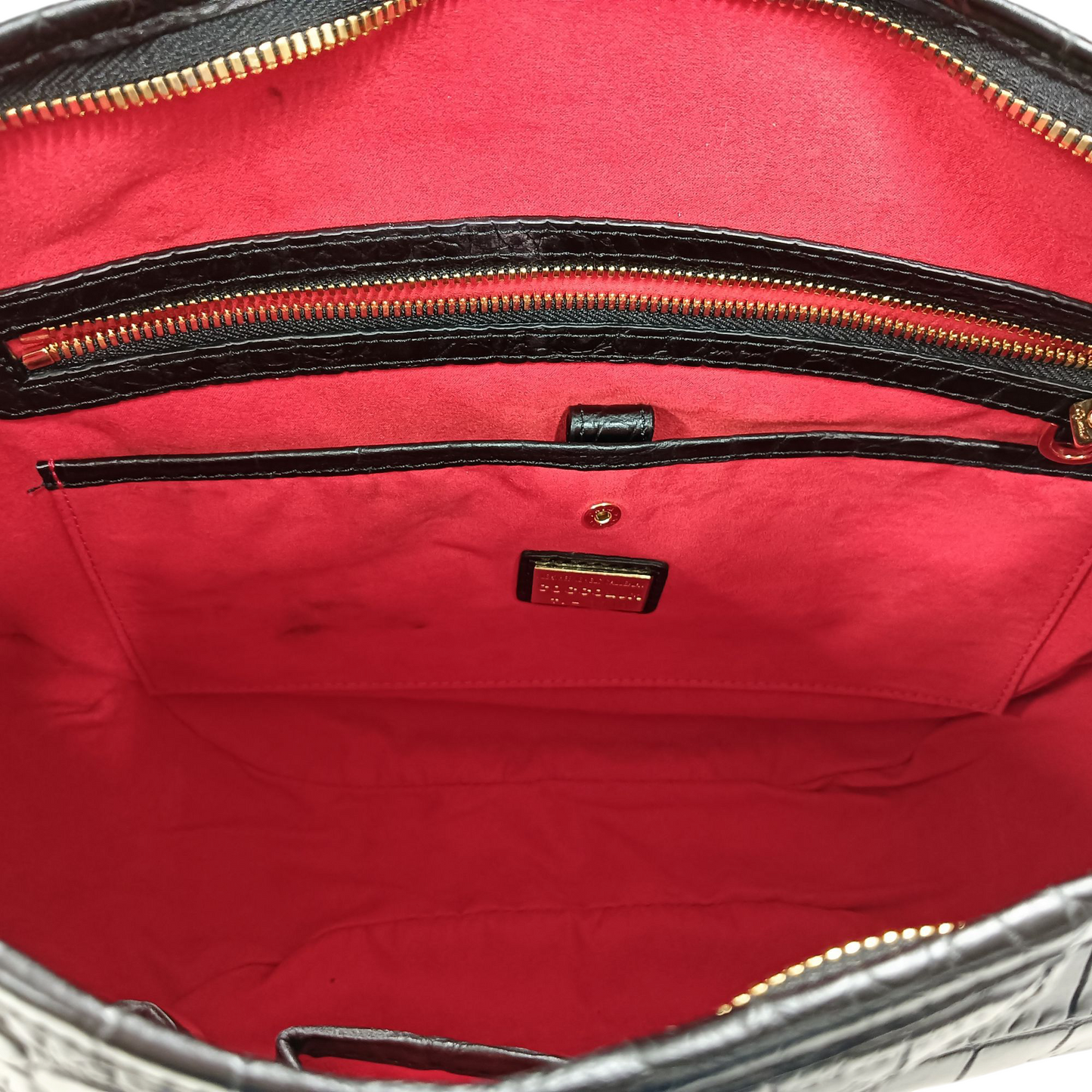 LEATHER JEWELS 2WAY Bag Black