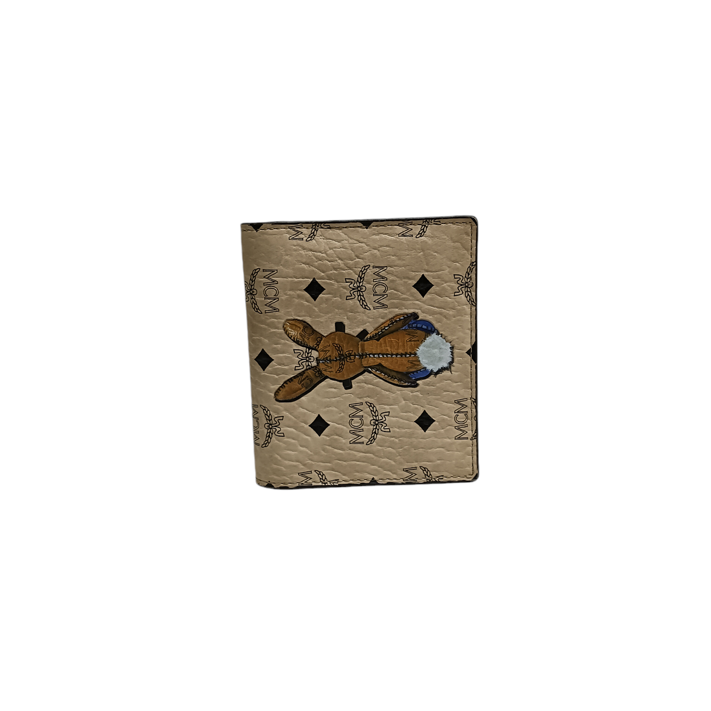 MCM Bunny pattern Wallet Beige MYA7AXL15IG001