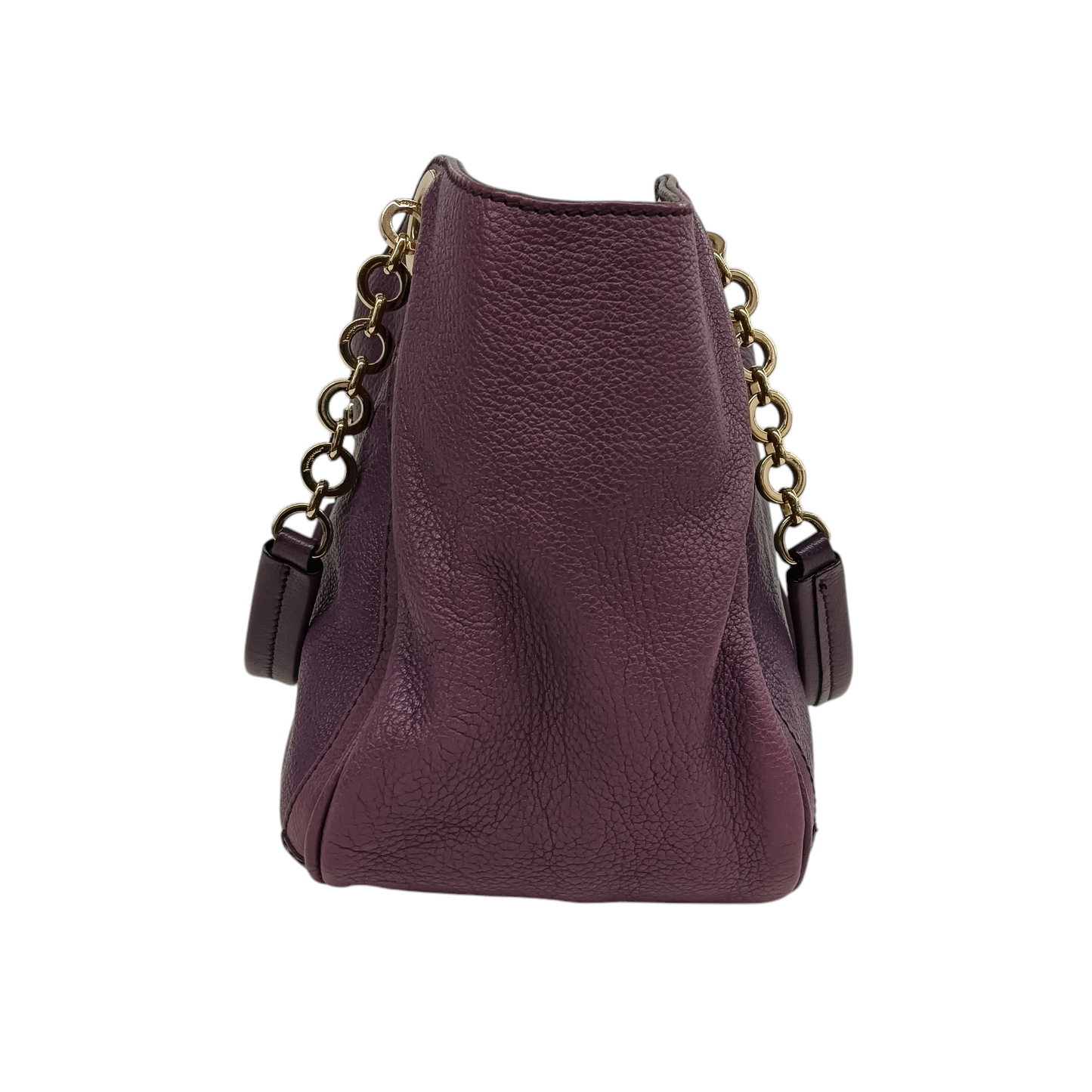 Salvatore Ferragamo Handbag AU-21 B992 Rank (BC) Purple DISCOLORED