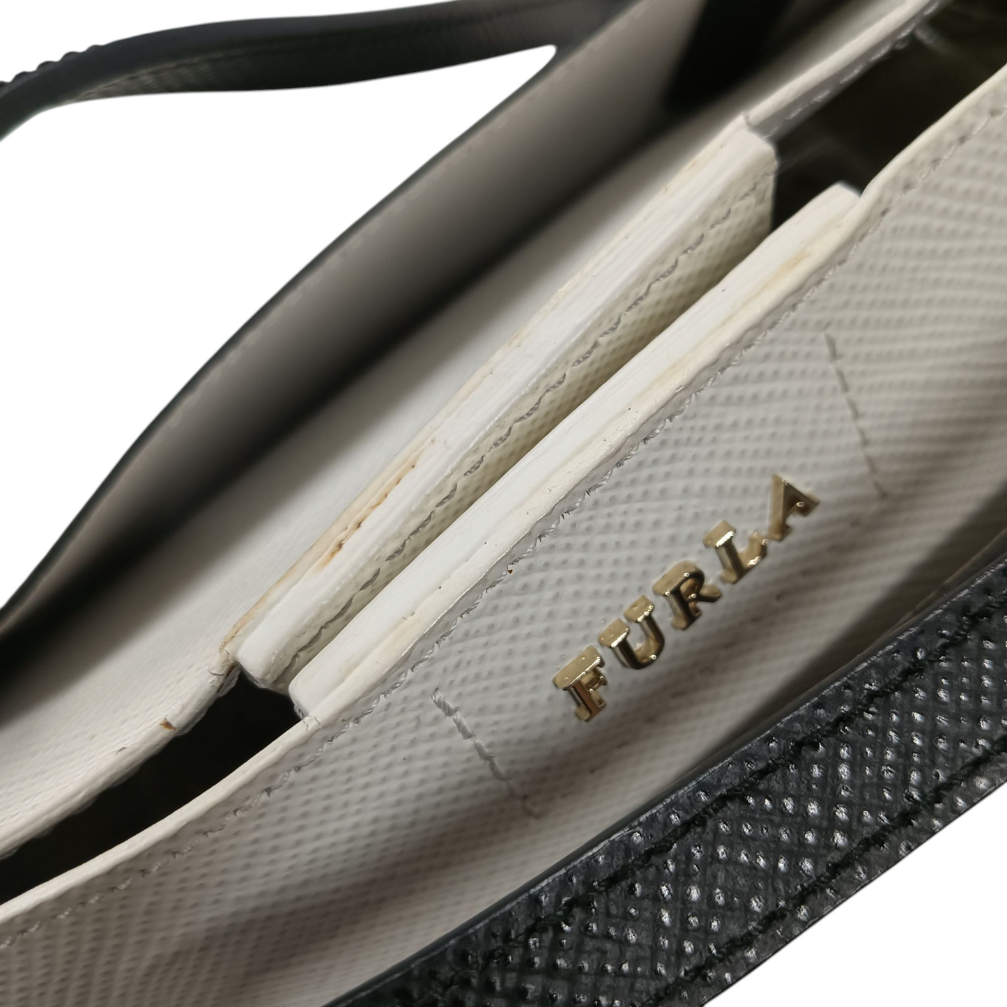 FURLA Tote Bag White/Black