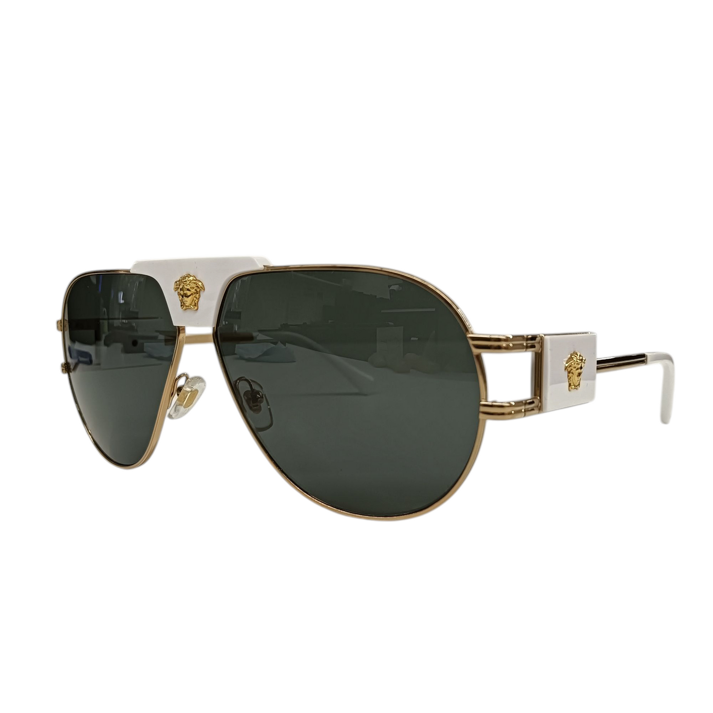 VERSACE Sunglasses MOD 2252 Rank(AB) White/Gold