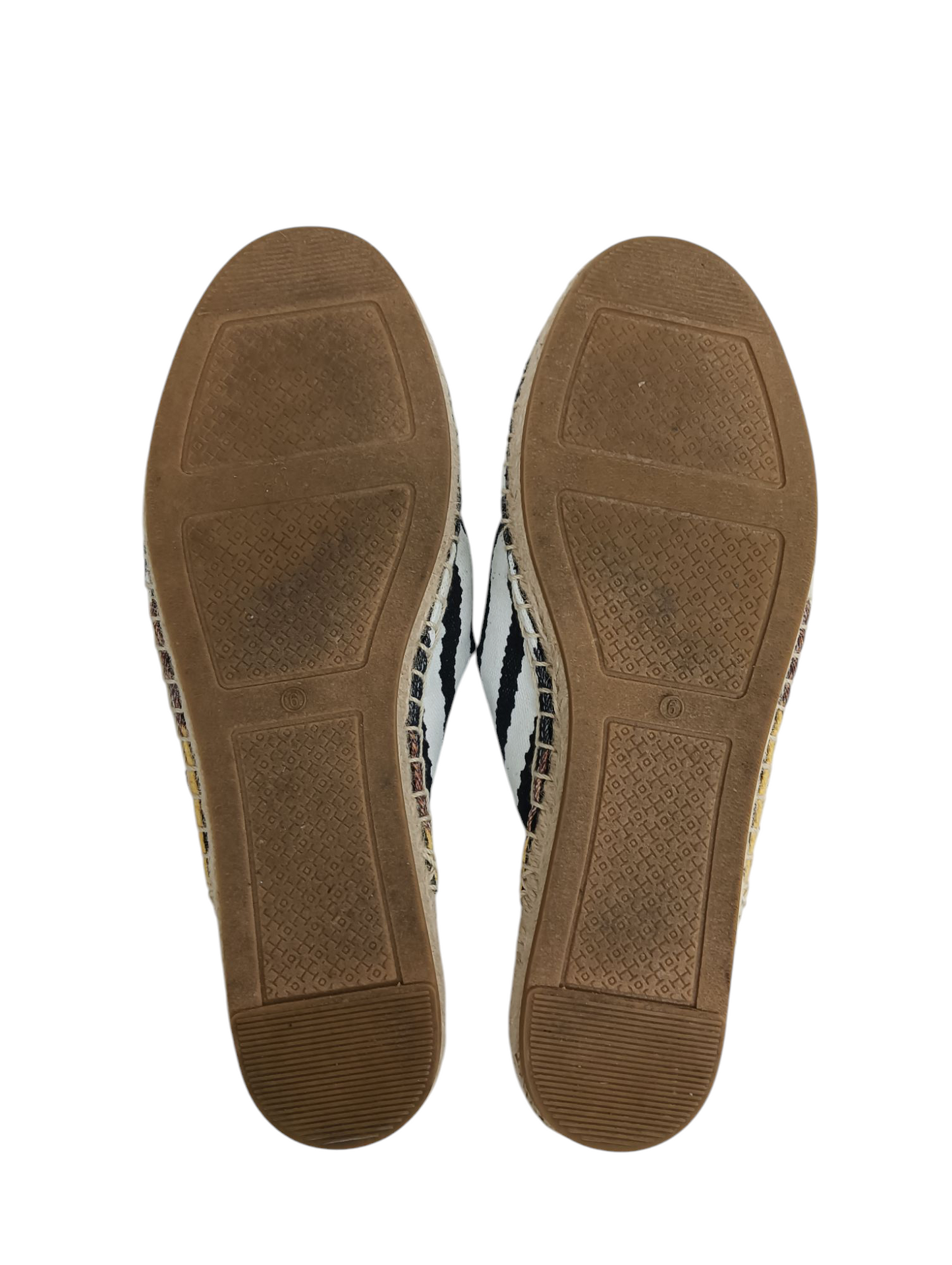 TORY BURCH Espadrille 6 Lady's White/Black