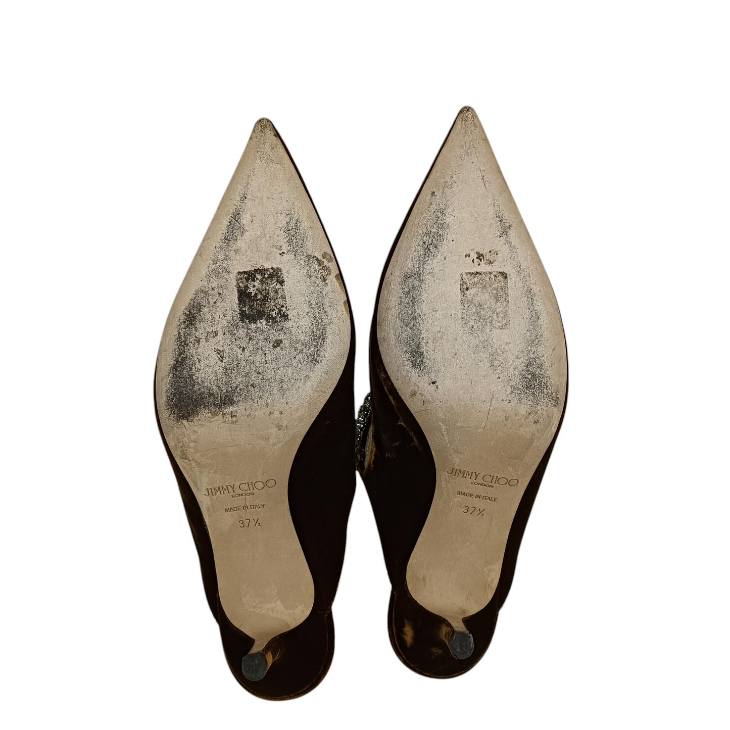 JIMMY CHOO Pumps 37 1/2 Lady's Brown Rank(B)