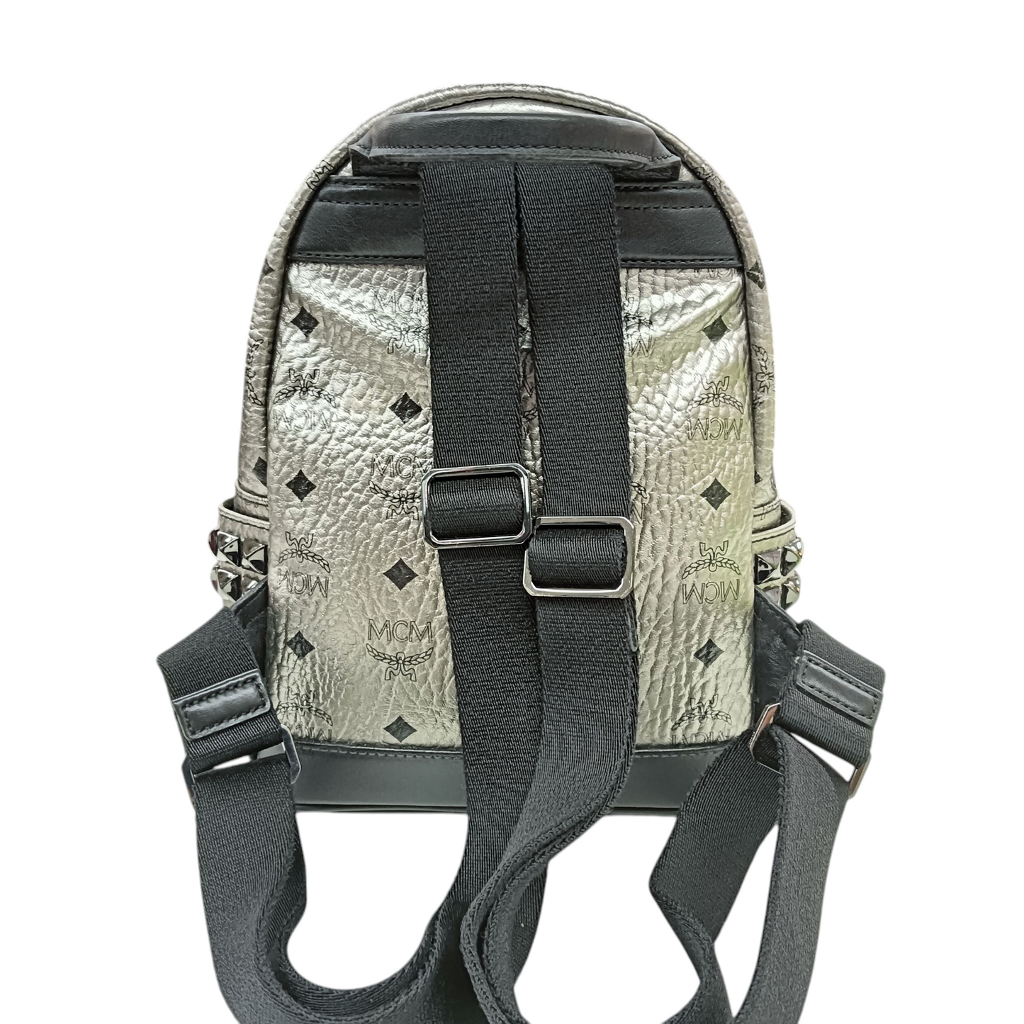 MCM Rucksack MMK5AVE47SV001 Rank (B) Silver *Scratch
