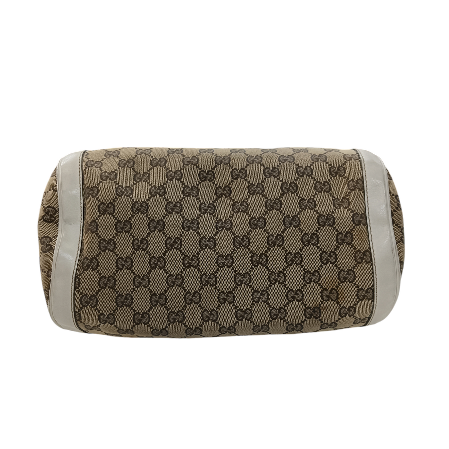 GUCCI HANDBAG WHITE/BROWN
