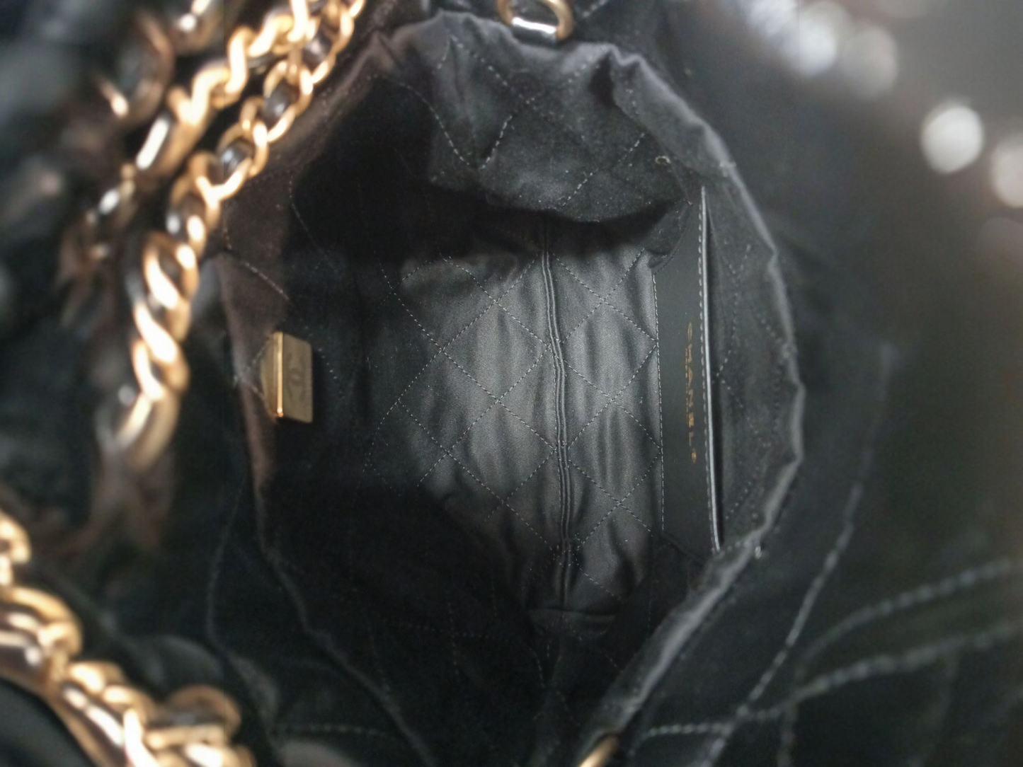 CHANEL Handbag 22 Mini Black TK42K1TH