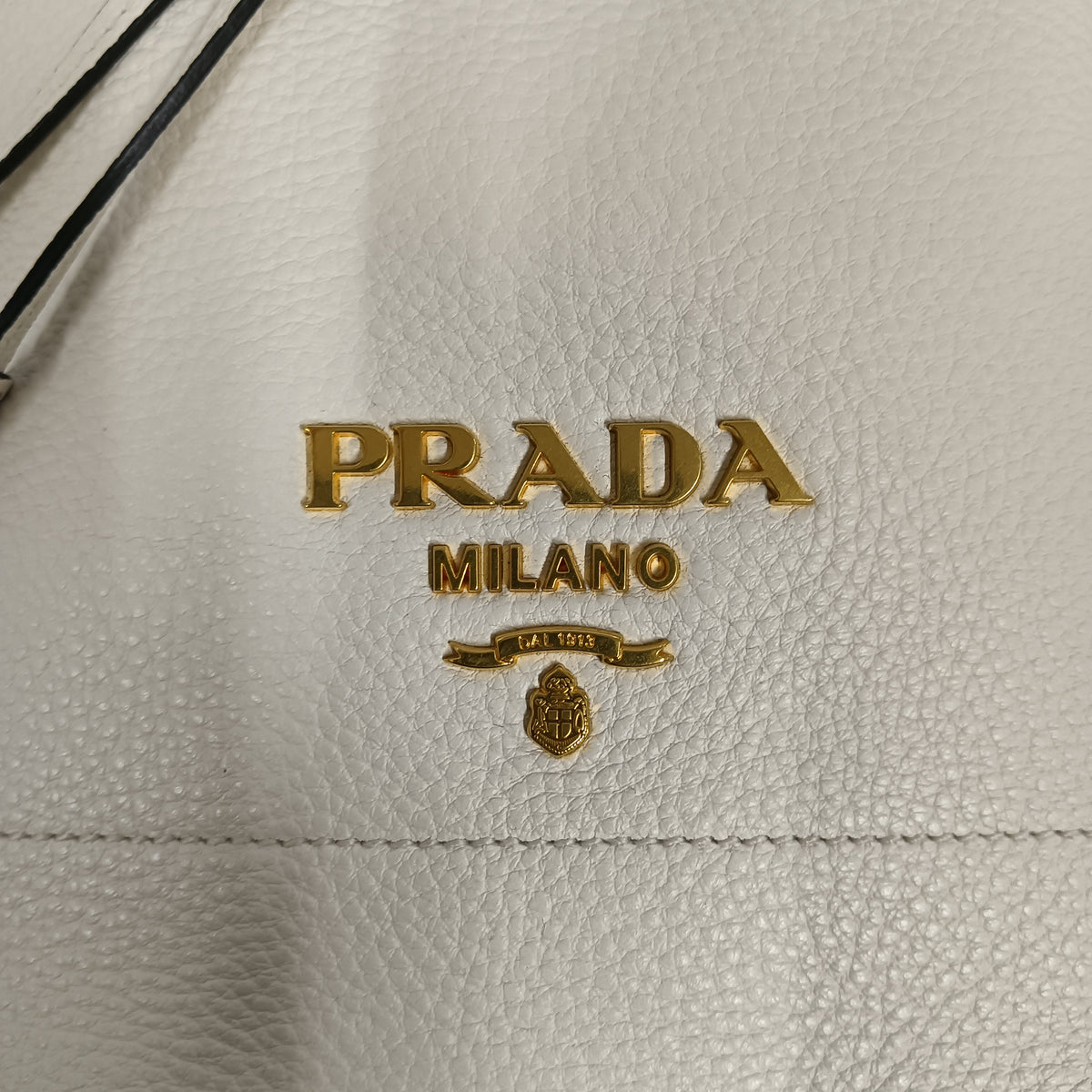 PRADA 3Way Bag White 31D 1BE018