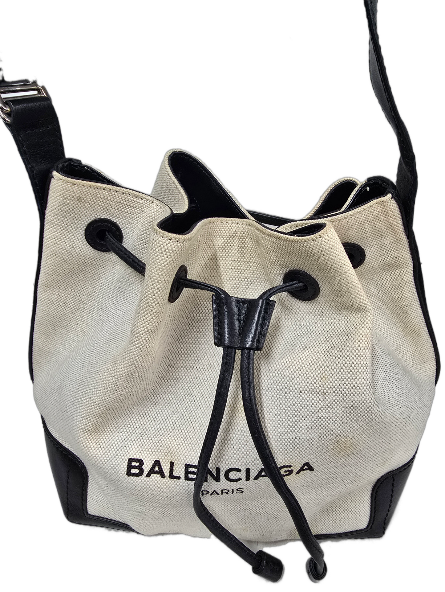 BALENCIAGA Shoulder Bag 40900 1080 538735 Rank (D) Black/White *Stain