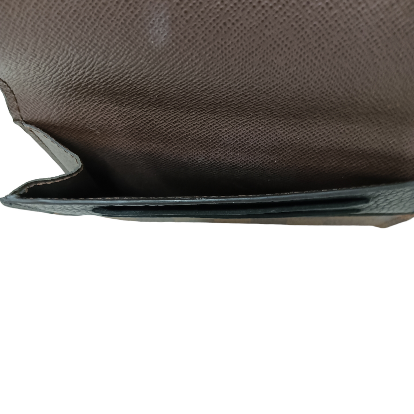LOUIS VUITTON Wallet Damier N60044 Brown SP0147 *Syticky*