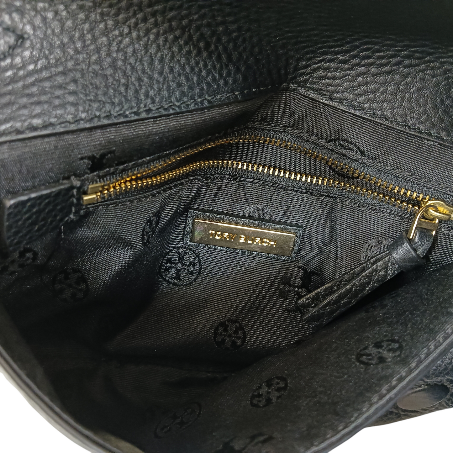 TORY BURCH Shoulder Bag Black/Gold 10005617 Rank(B)