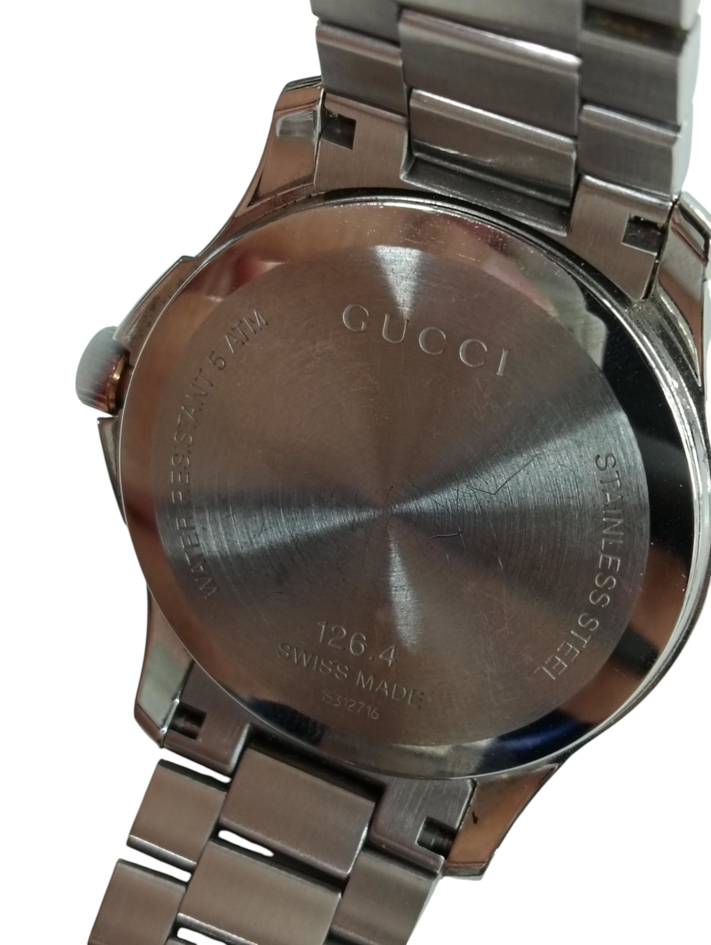 GUCCI Wrist Watch 126.4 Stainless Steel