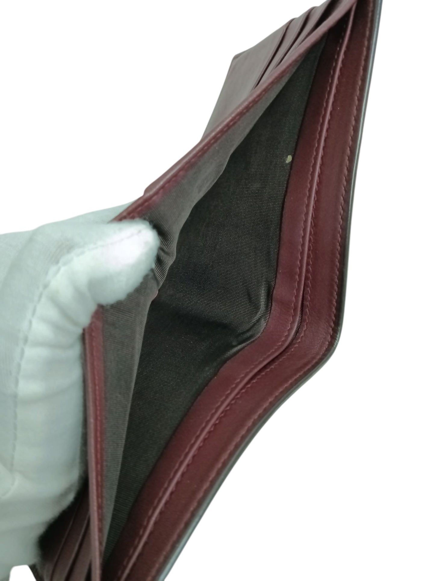 GUCCI Wallet 428720 Wine Red Rank (B)