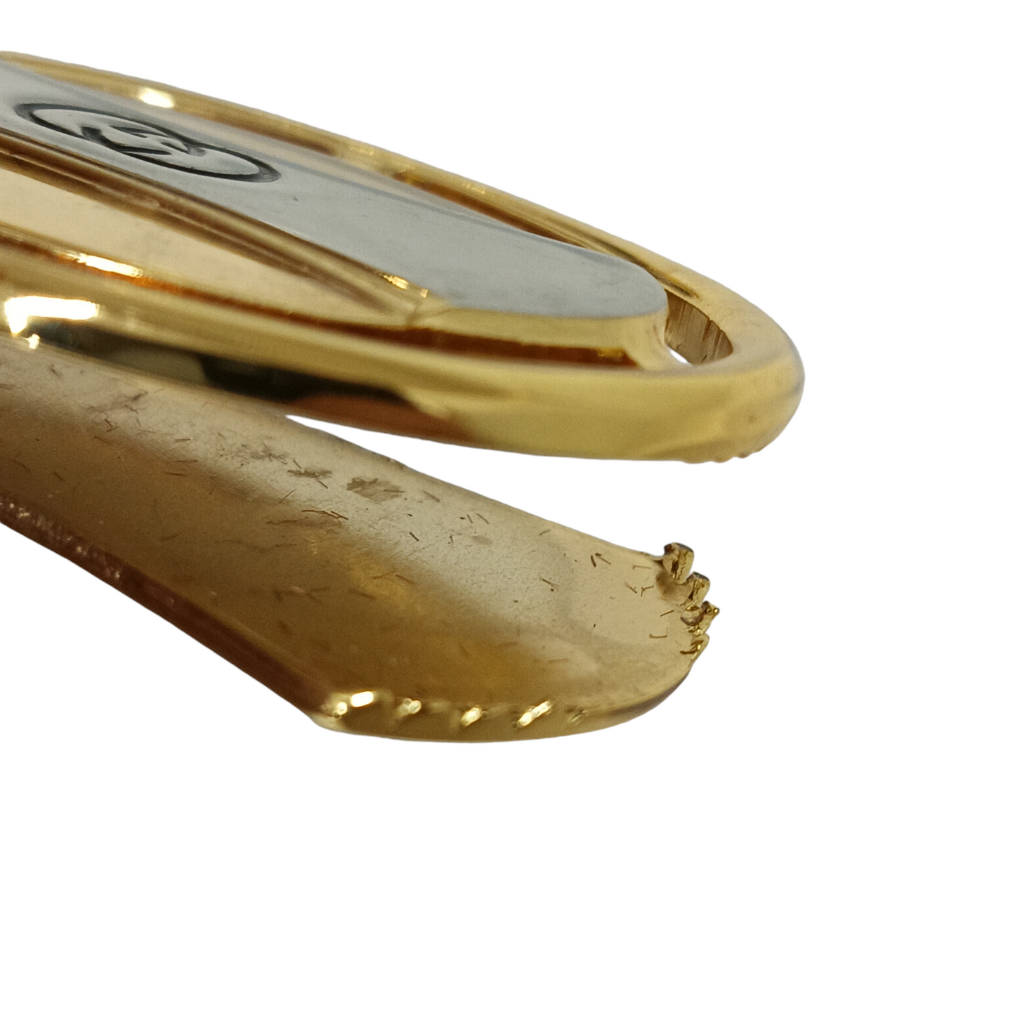GUCCI Monney Clip Gold/Silver