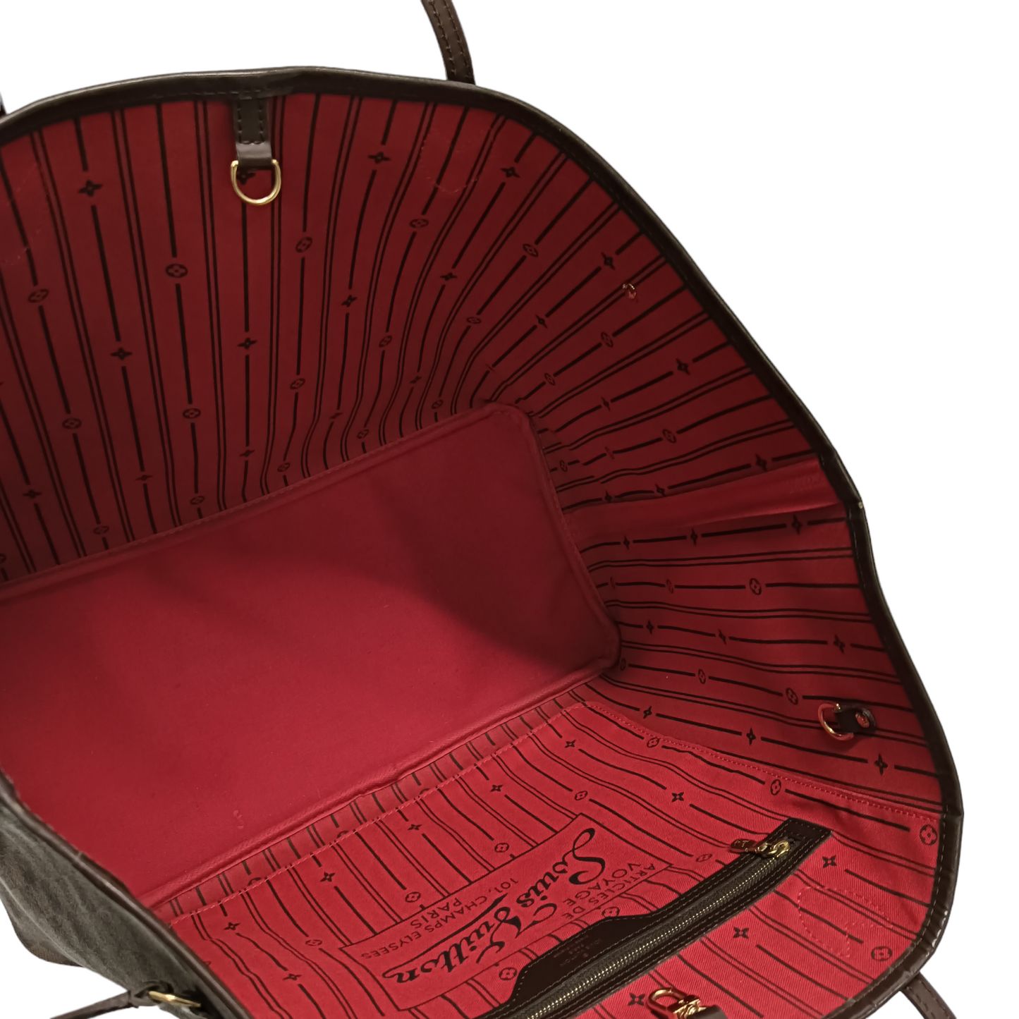 LOUIS VUITTON Tote Bag DAMIER Never full GM N51106 Brown