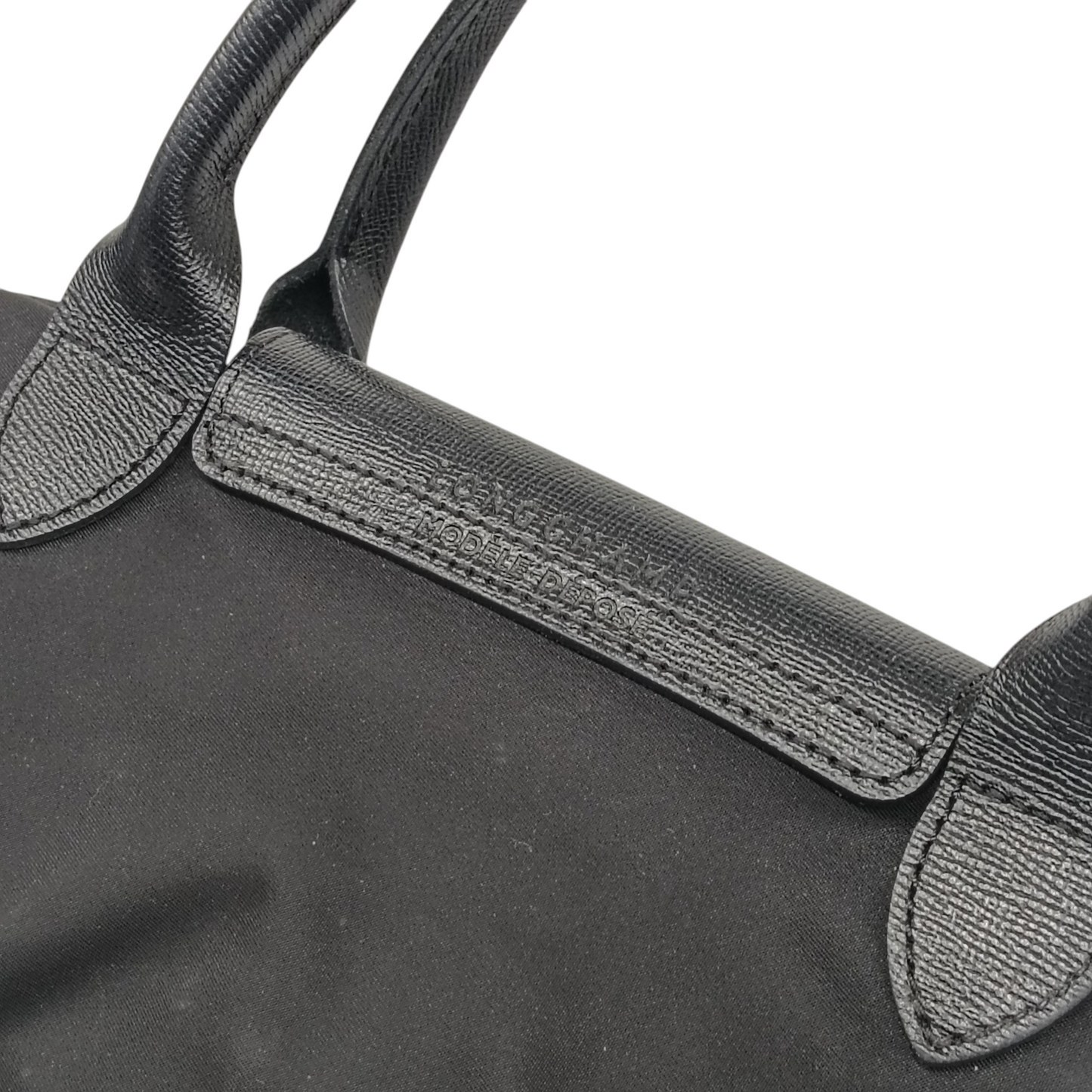 LONGCHAMP Handbag 1512578 Rank B Black Stain With Out Starp