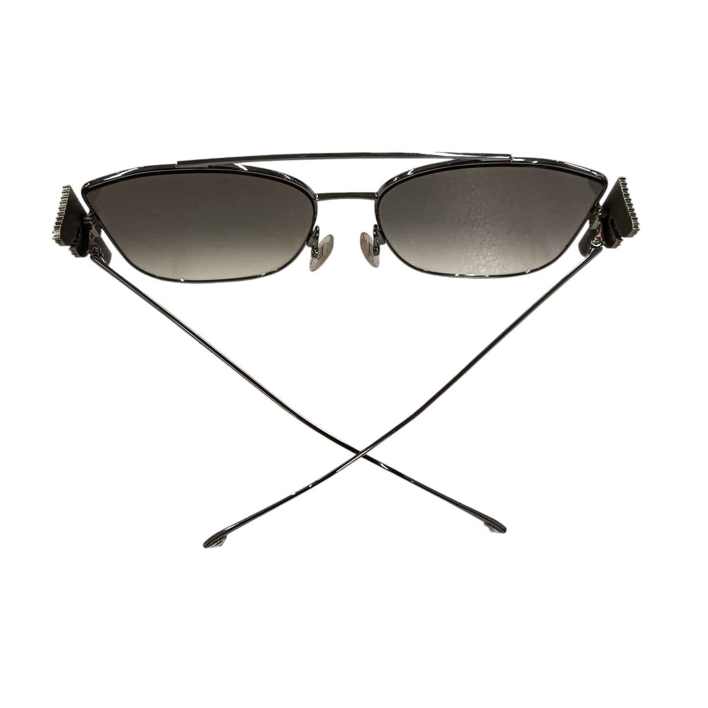 FENDI SUNGLASSES*LENS DAMAGE* SILVER/GRAY
