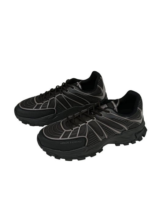 ARMANI EXCHANGE Sneaker Size 42 XV907 Mens Black