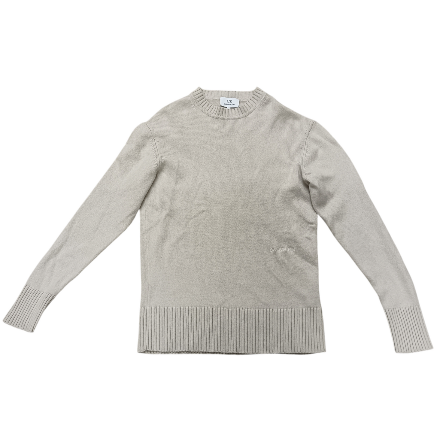 CALVIN KLEIN KNITWEAR MENS SIZE L BEIGE
