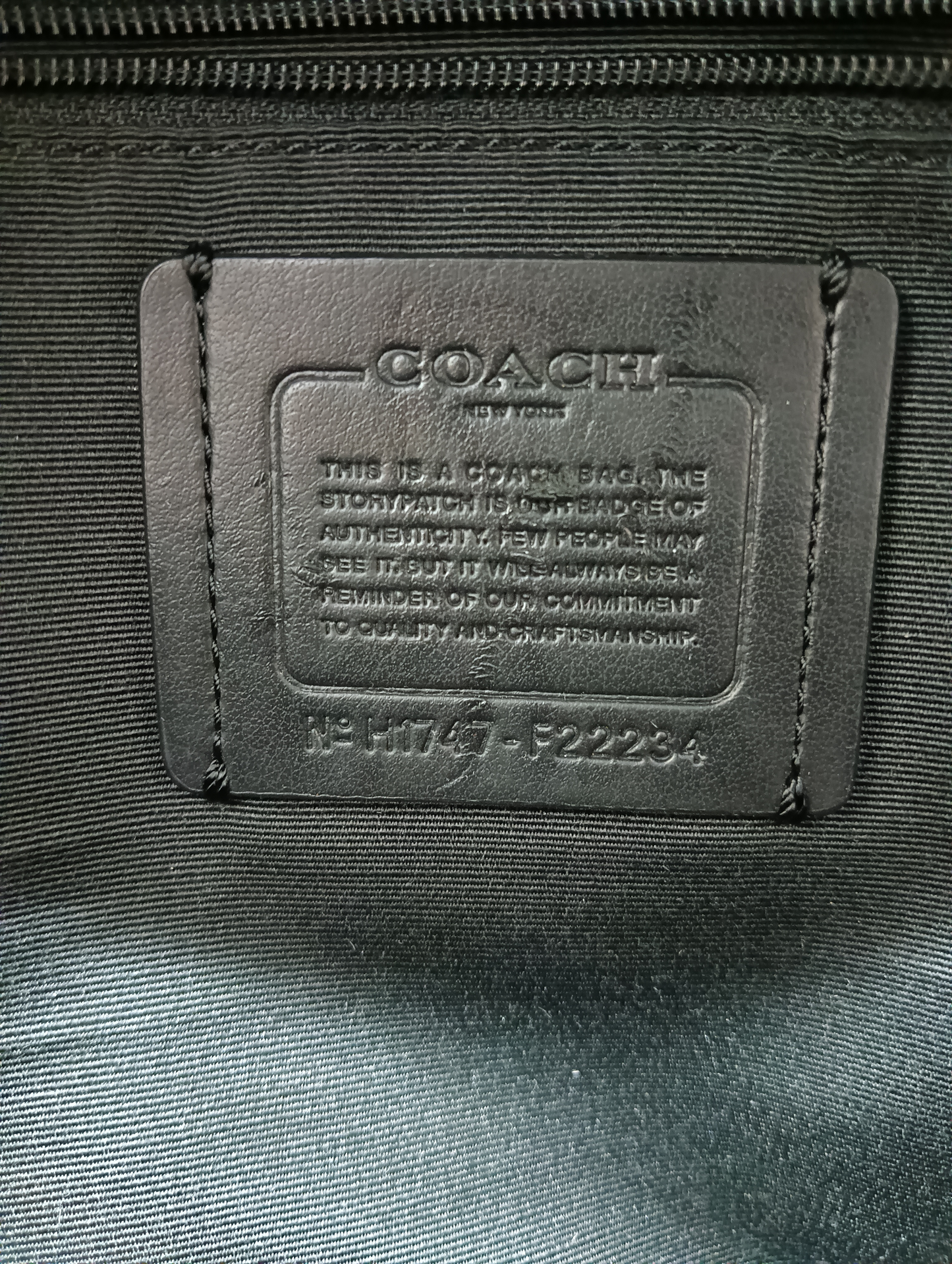 COACH Rucksack F22234 Black