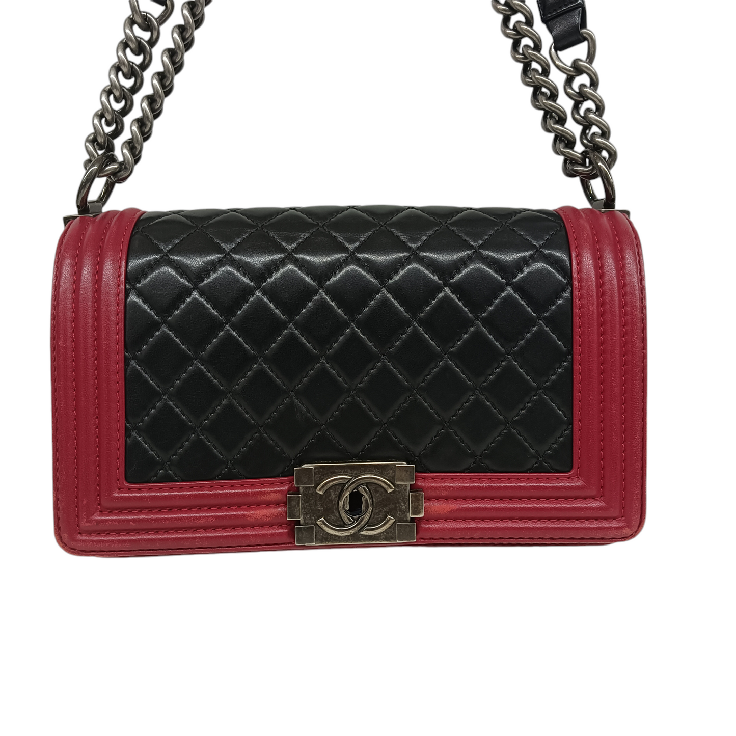 CHANEL Shoulder Bag 17992343 Rank (BC) Black/Red Scratch/Stain With Out Guarantee Card
