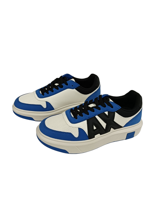 ARMANI EXCHANGE Sneaker Size 40 XUX220 Mens Black/Blue